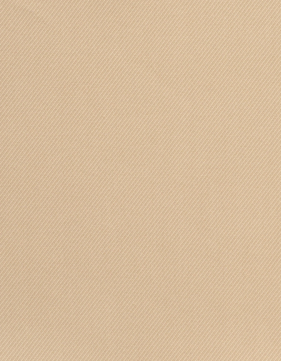 Beige Stoffmuster mit feinen diagonalen Streifen, elegant und zeitlos, ideal für vielseitige bugatti Outfits.