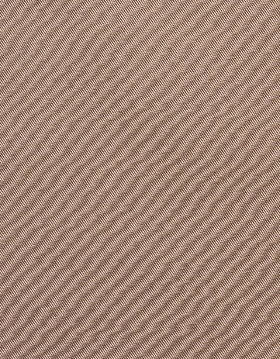 Beige Stoffmuster mit feinem Streifenmuster, Detailaufnahme.