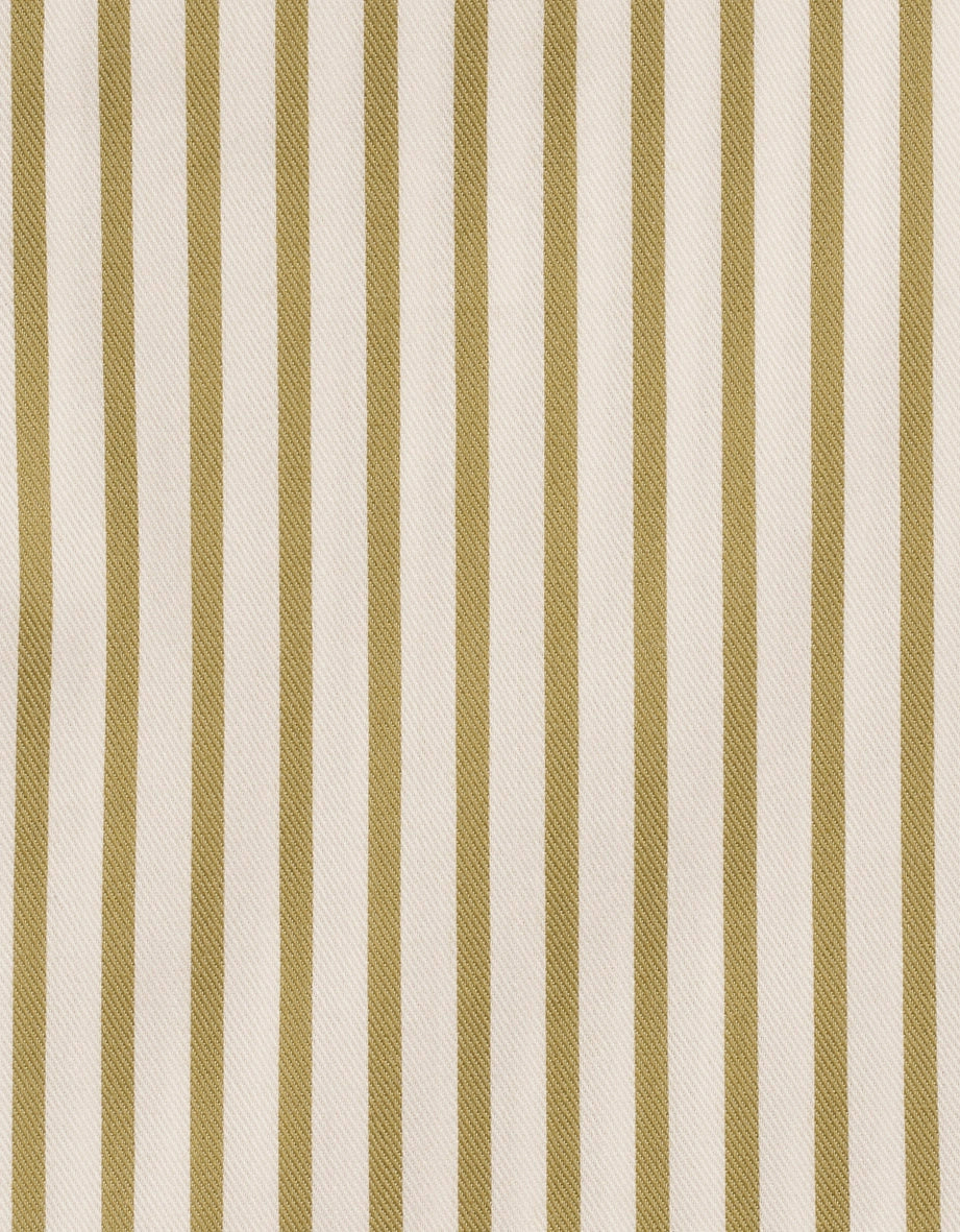 Gestreifter Stoff in Beige und Weiß, ideal für elegante bugatti Outfits.