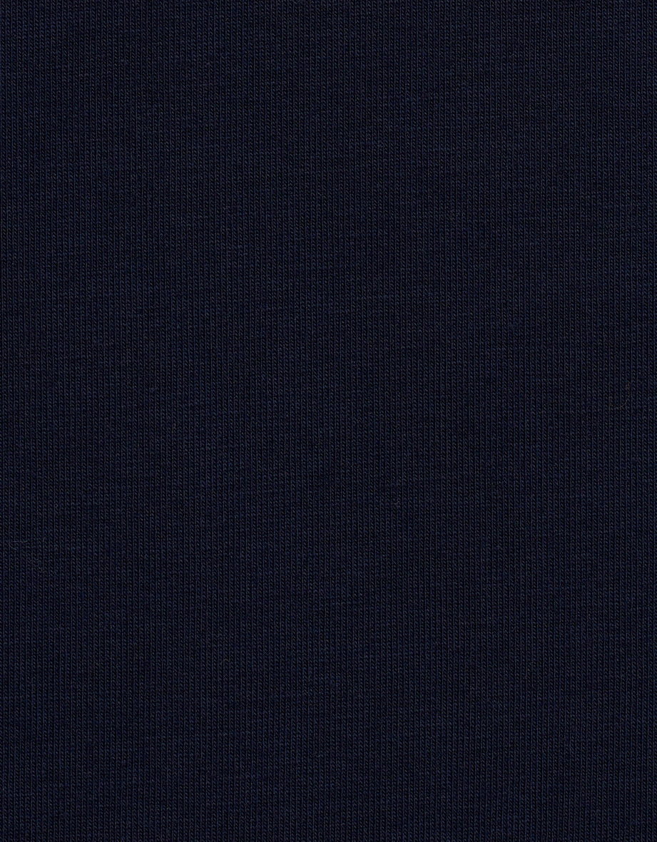 Dunkelblauer Strickstoff von bugatti, elegantes Textilmuster.