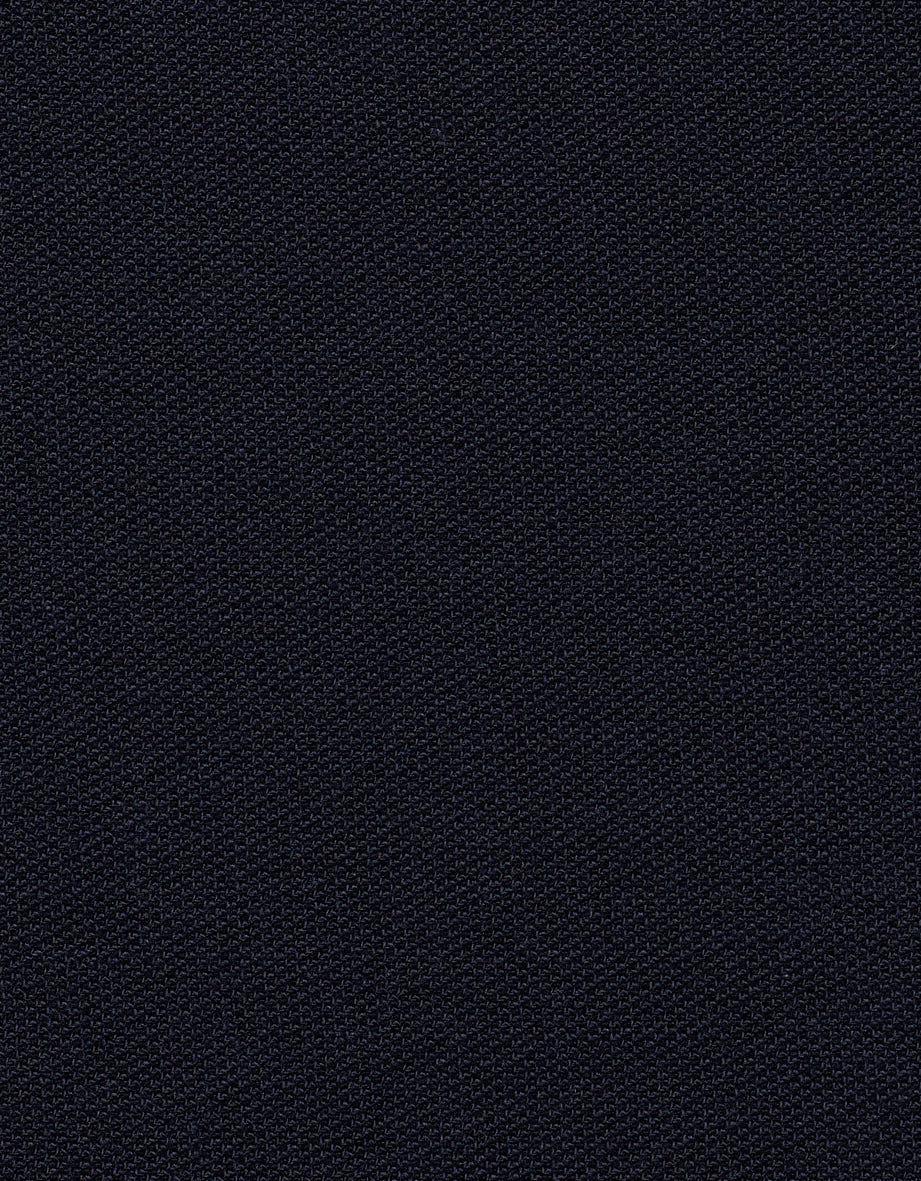 Dunkelblauer Stoff mit feiner Webstruktur, klassisch und elegant für bugatti Bekleidung.
