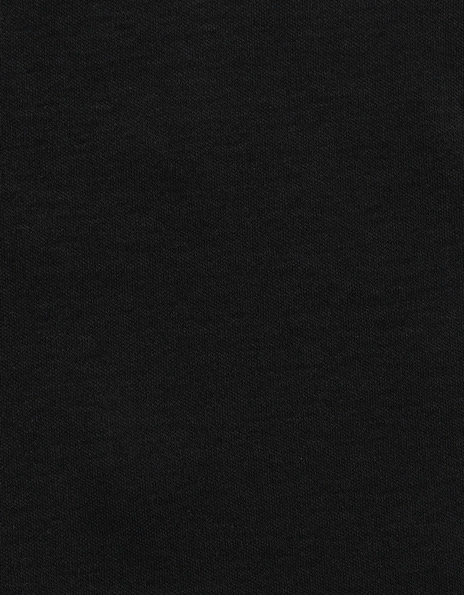 Schwarzer Stoff mit feiner Textur, Detailaufnahme.
