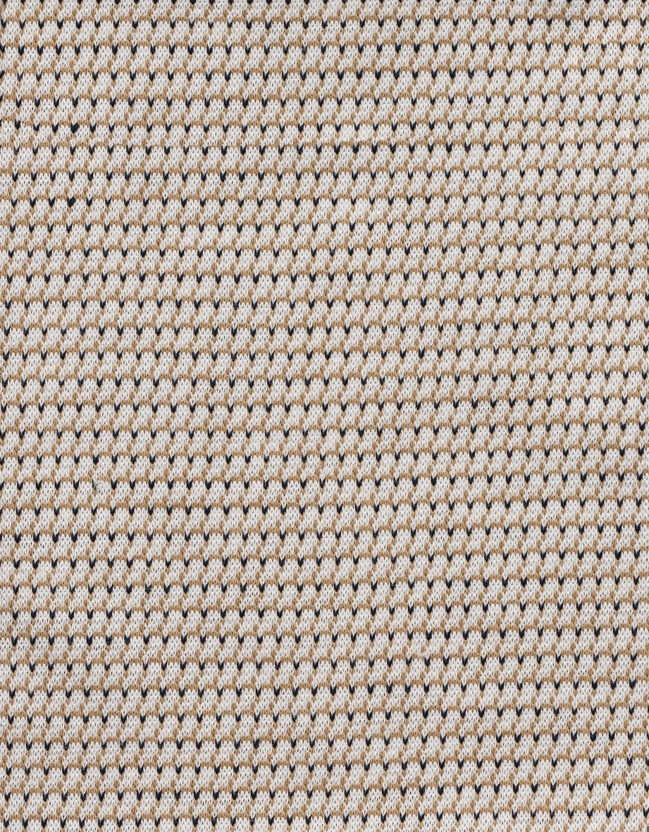 Beige-schwarzes Strickmuster, detailreich und zeitlos