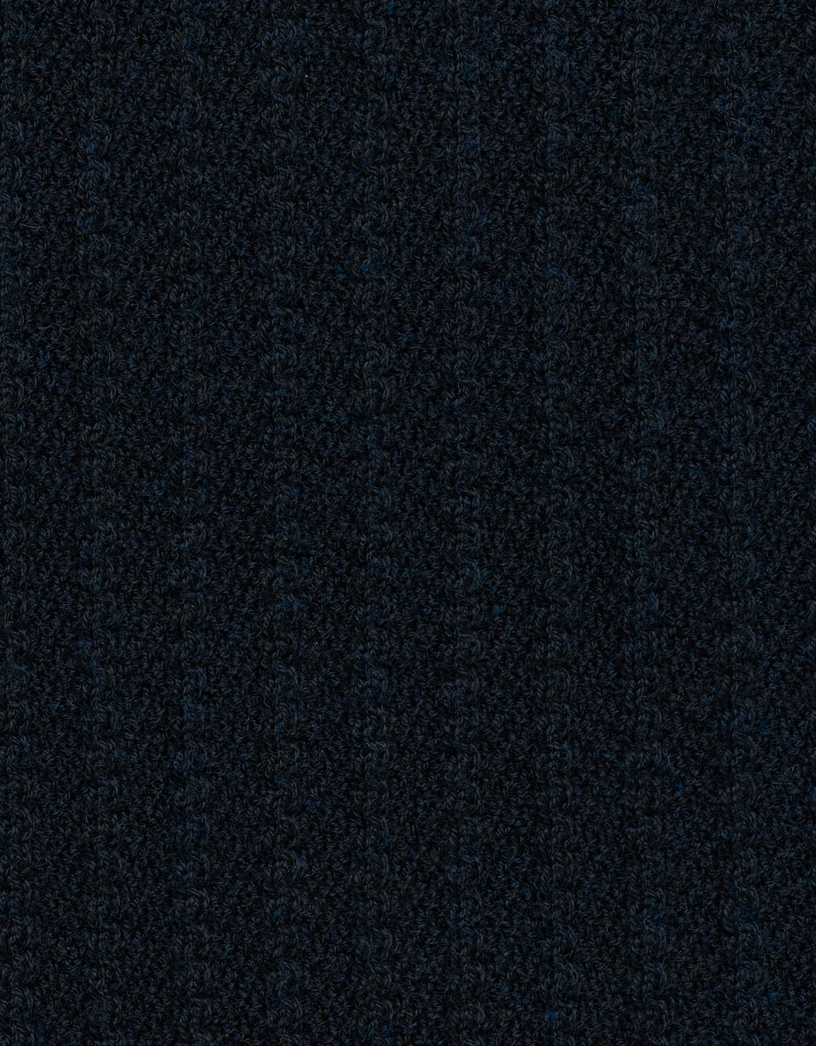 Dunkelblauer Strickstoff von bugatti, detailreiche Textur, elegant und vielseitig für stilvolle Outfits.