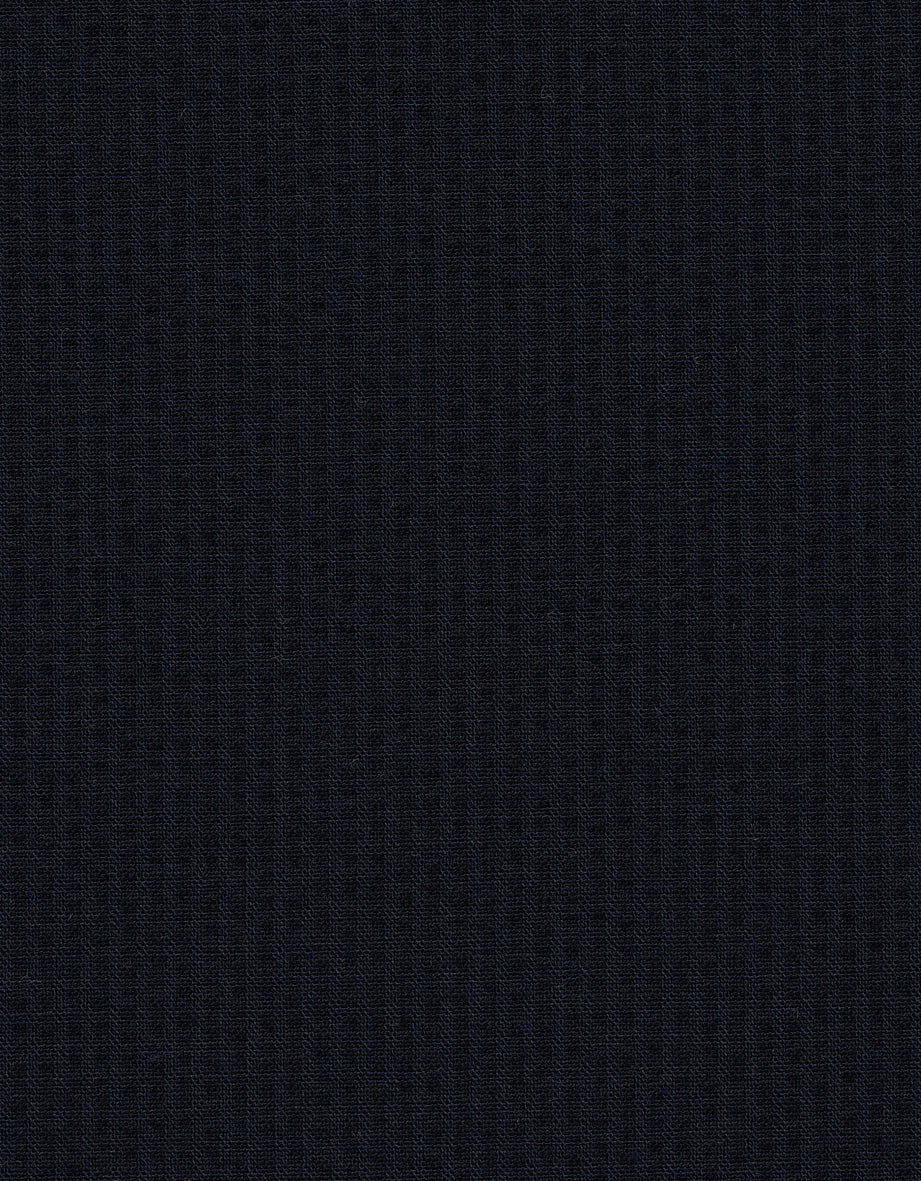 Dunkelblauer Stoff mit feinem Streifenmuster, ideal für elegante bugatti Outfits.