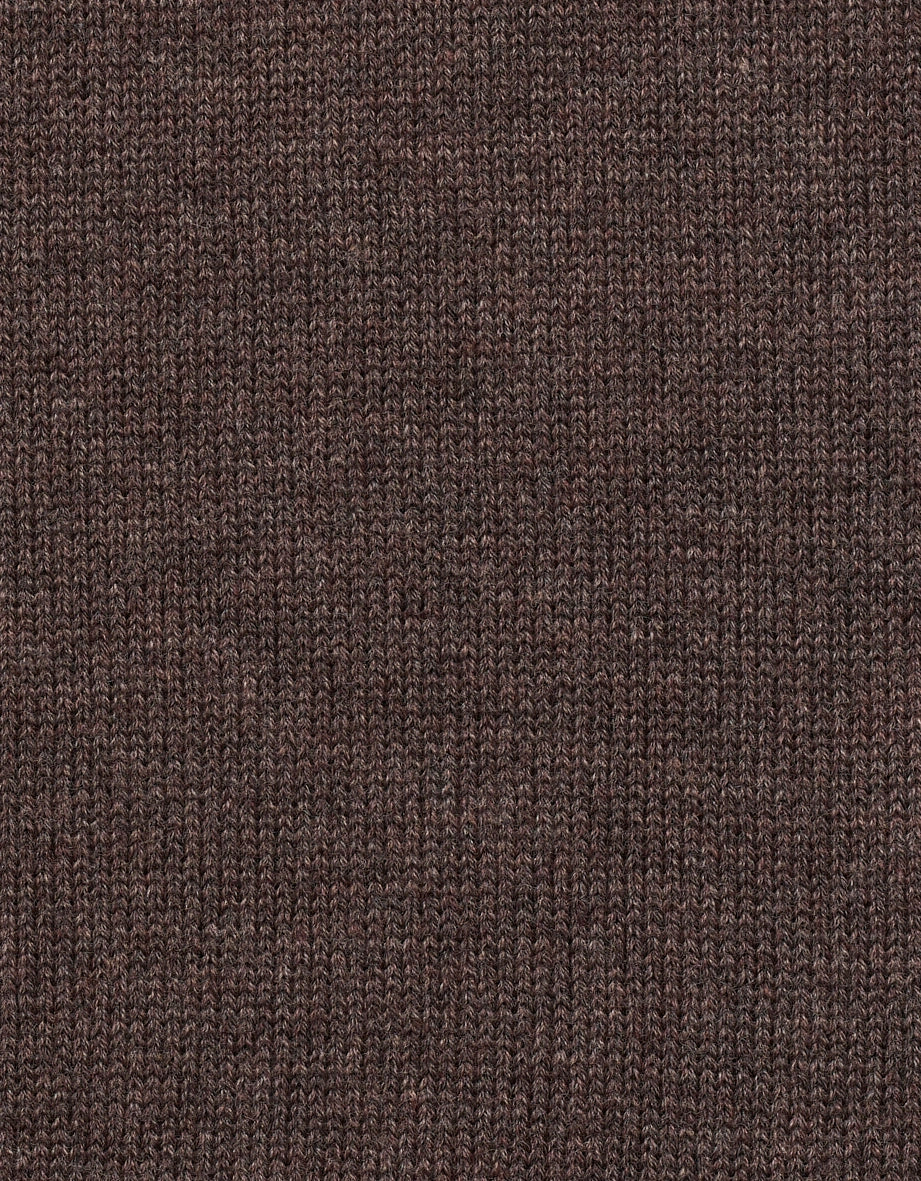 bugatti brauner Pullover, Brustbild, feines Strickmuster, klassischer Rundhalsausschnitt