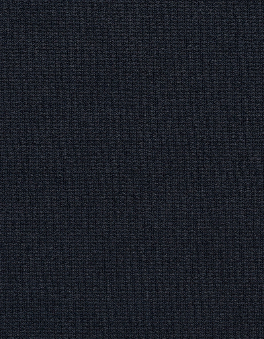 Dunkelblauer Stoff mit feiner Struktur, elegantes Design von bugatti.