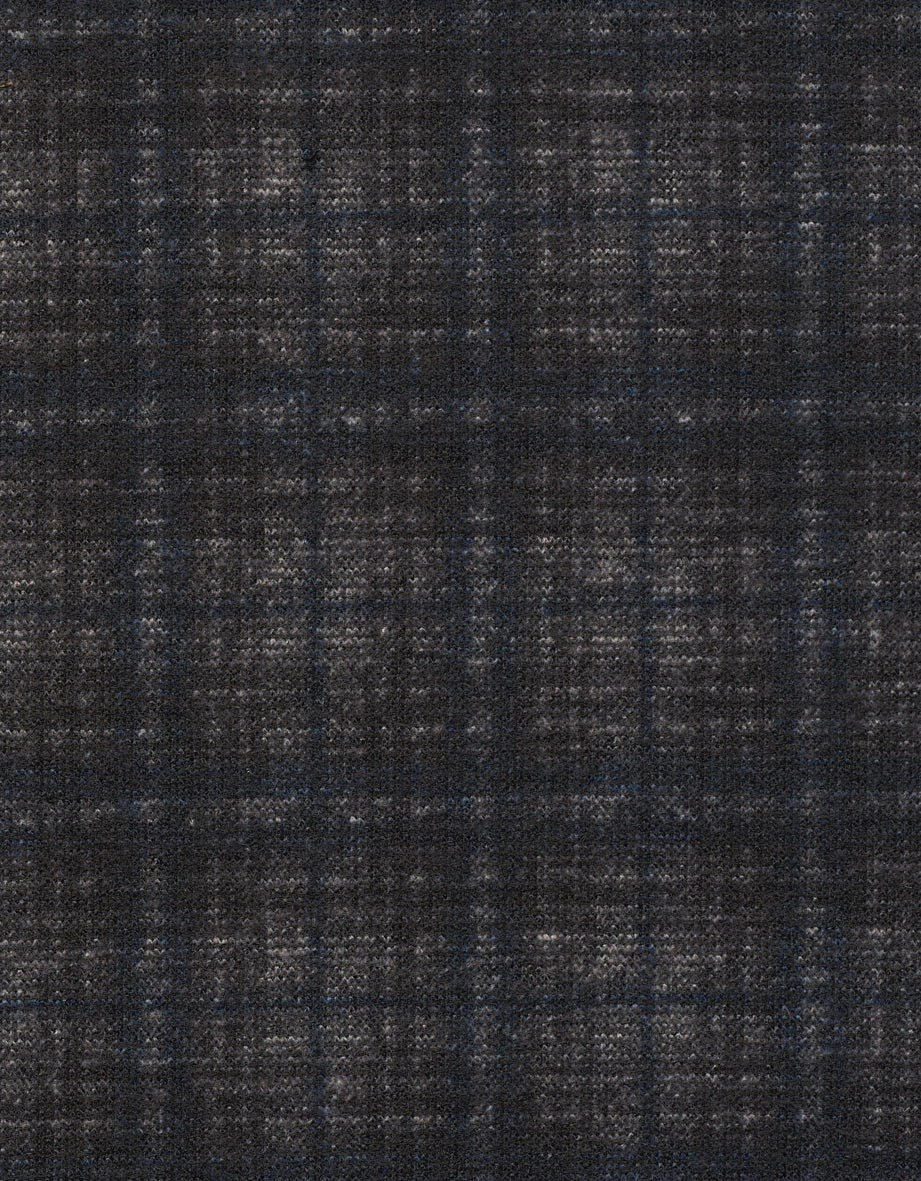 Dark grey fabric with subtle check pattern, perfect for stylish bugatti outfits.