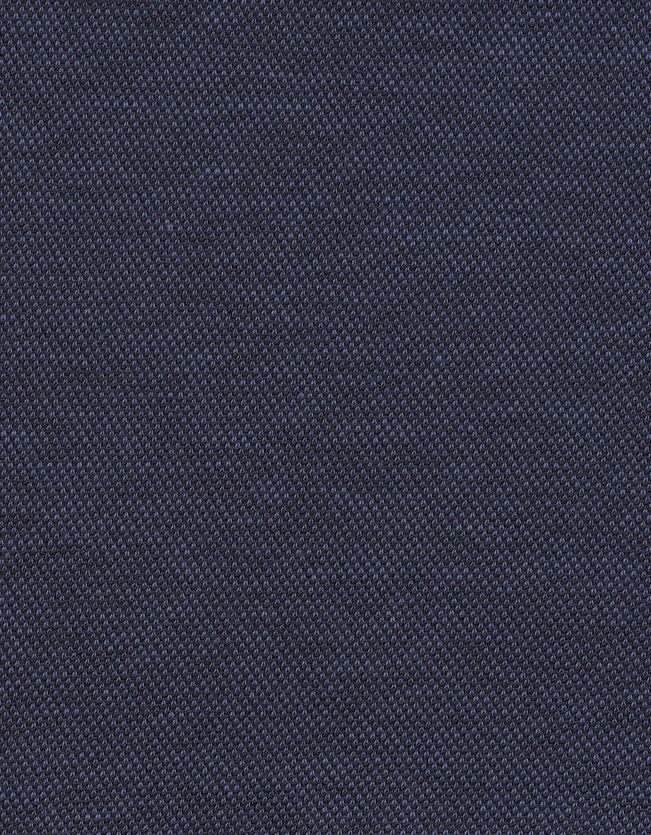 Dark blue fabric with fine weave, perfect for bugatti suits or blazers, timelessly elegant.