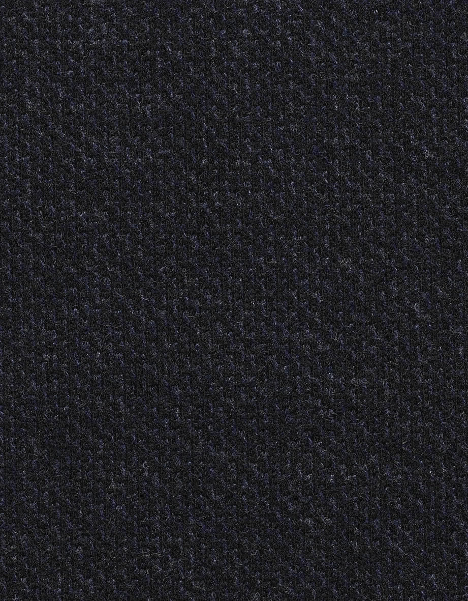 Dunkelblauer Stoff mit feiner Struktur, perfekte Wahl für bugatti's anspruchsvolle Modekollektionen.