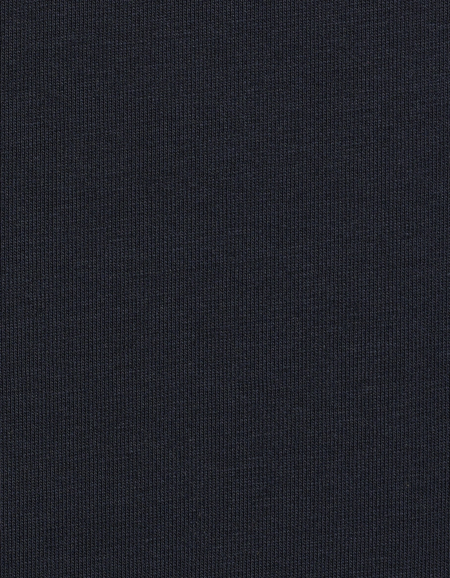 Dunkelblauer Stoff mit feiner Struktur, ideal für elegante Outfits von bugatti.