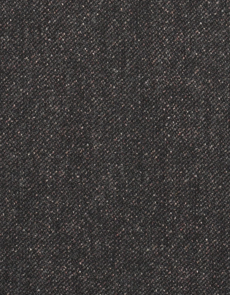 Dunkelgrauer Tweedstoff mit feiner Struktur von bugatti.