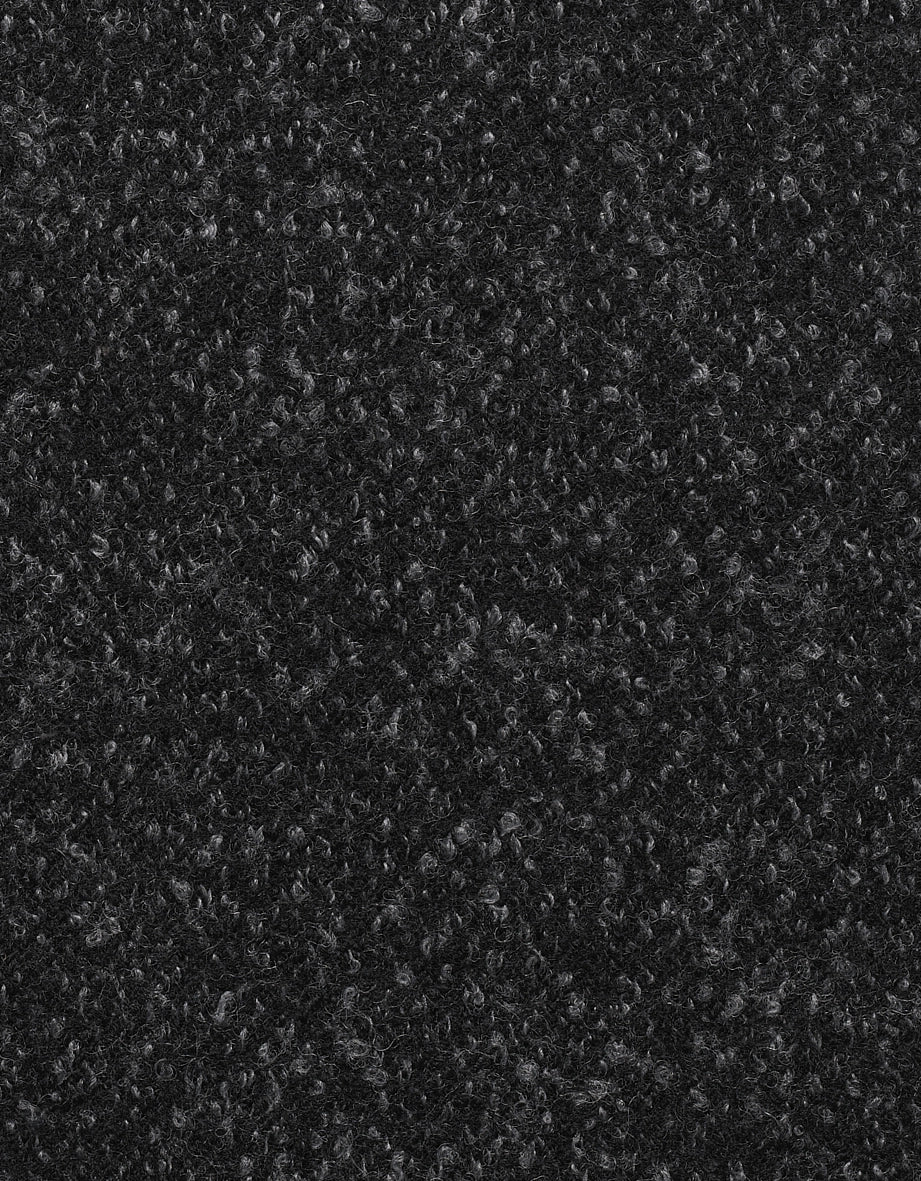 Dark grey, marled fabric with a textured surface, perfect for elegant bugatti outfits.
