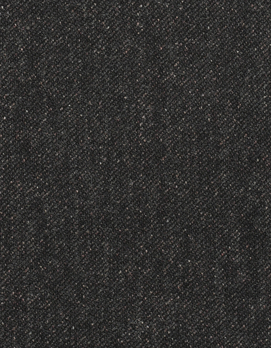 Schwarzer Stoff mit feiner Textur, Materialmusterbild für bugatti Modekollektion.