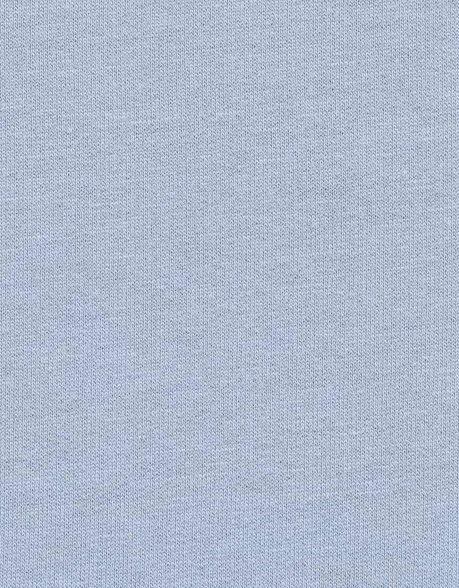Light blue knit fabric with fine texture, perfect for elegant bugatti outfits.