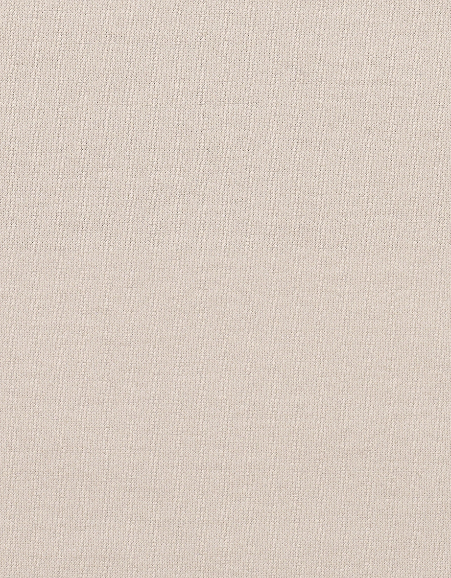 Beige fabric with fine texture, ideal for elegant bugatti outfits. Bust image.