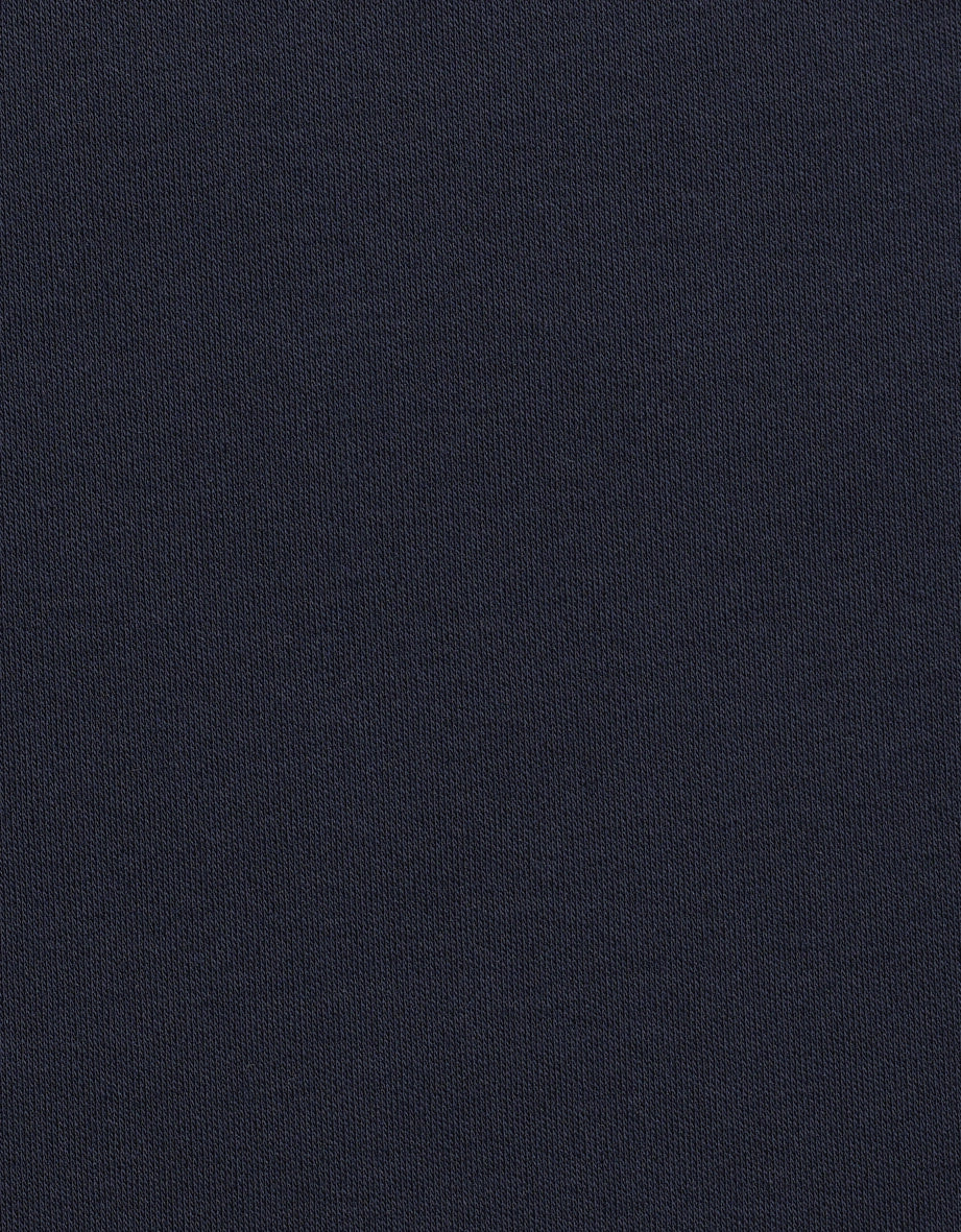 Dark blue fabric with fine weave texture, close-up.
