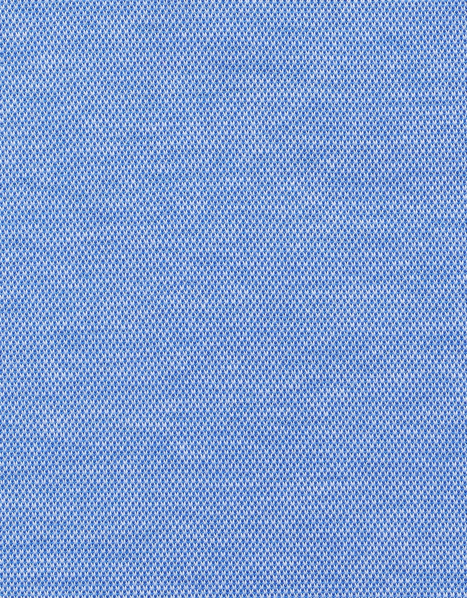Blauer Stoff mit feinem, gleichmäßigem Muster, ideal für elegante bugatti Outfits.