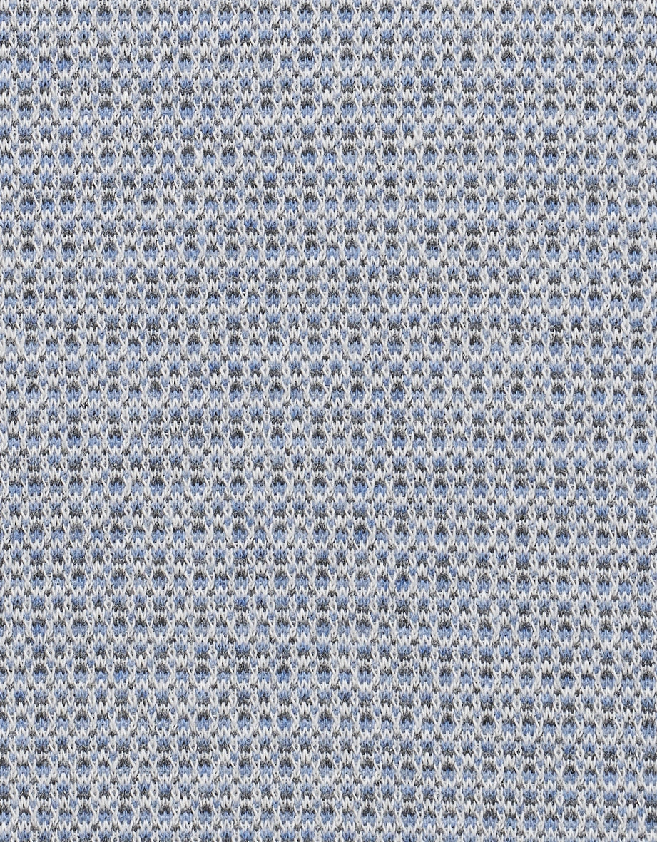 Grijs-blauw breipatroon, perfect voor bugatti truien of sjaals.