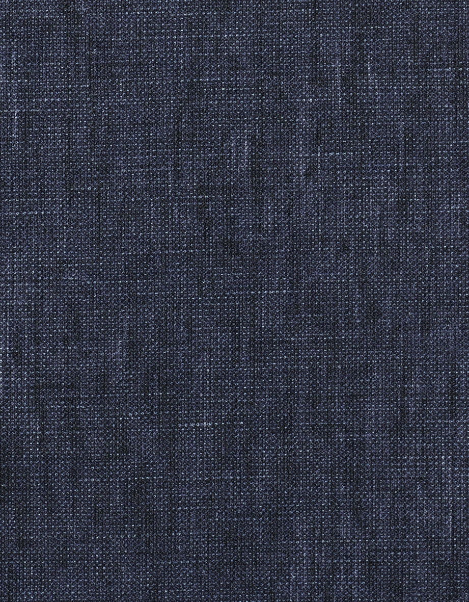 Donkerblauwe stof met fijne textuur, perfect voor stijlvolle bugatti outfits.