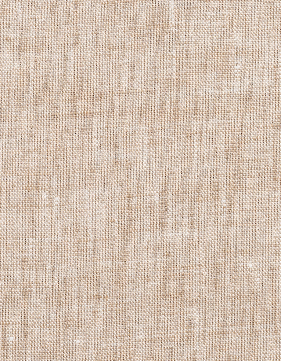 Beige linnen stof met natuurlijke textuur, perfect voor elegante en ontspannen bugatti-outfits.