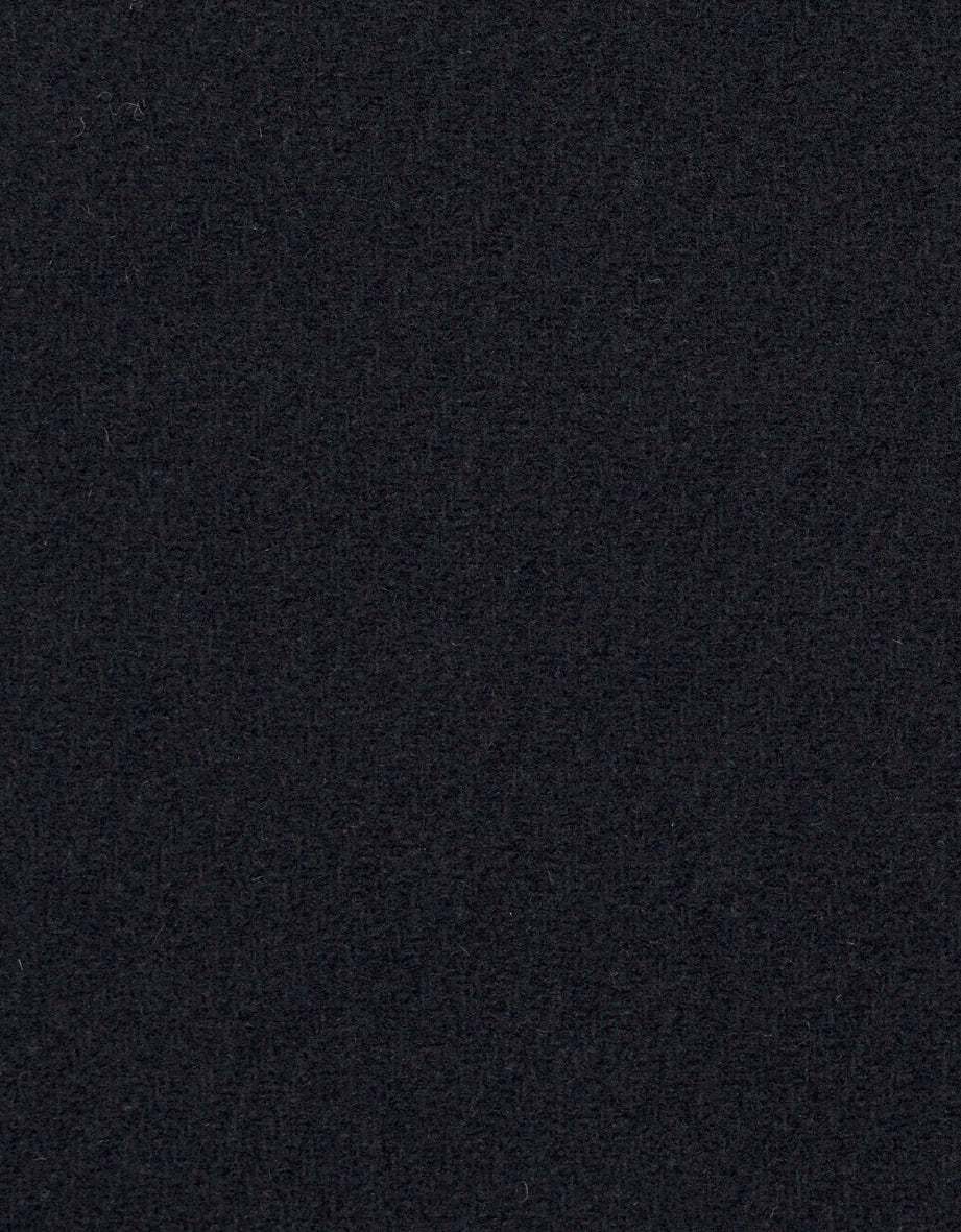 Schwarzer Stoff mit feiner Textur, Nahaufnahme, kein Muster.