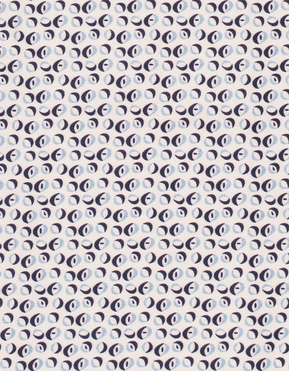 Pattern design in blue and white on fabric, perfect for elegant bugatti outfits.