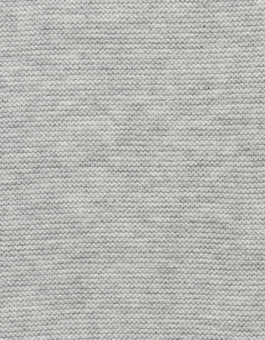 Grauer Strickstoff, Nahaufnahme, Textur, elegantes Design von bugatti.