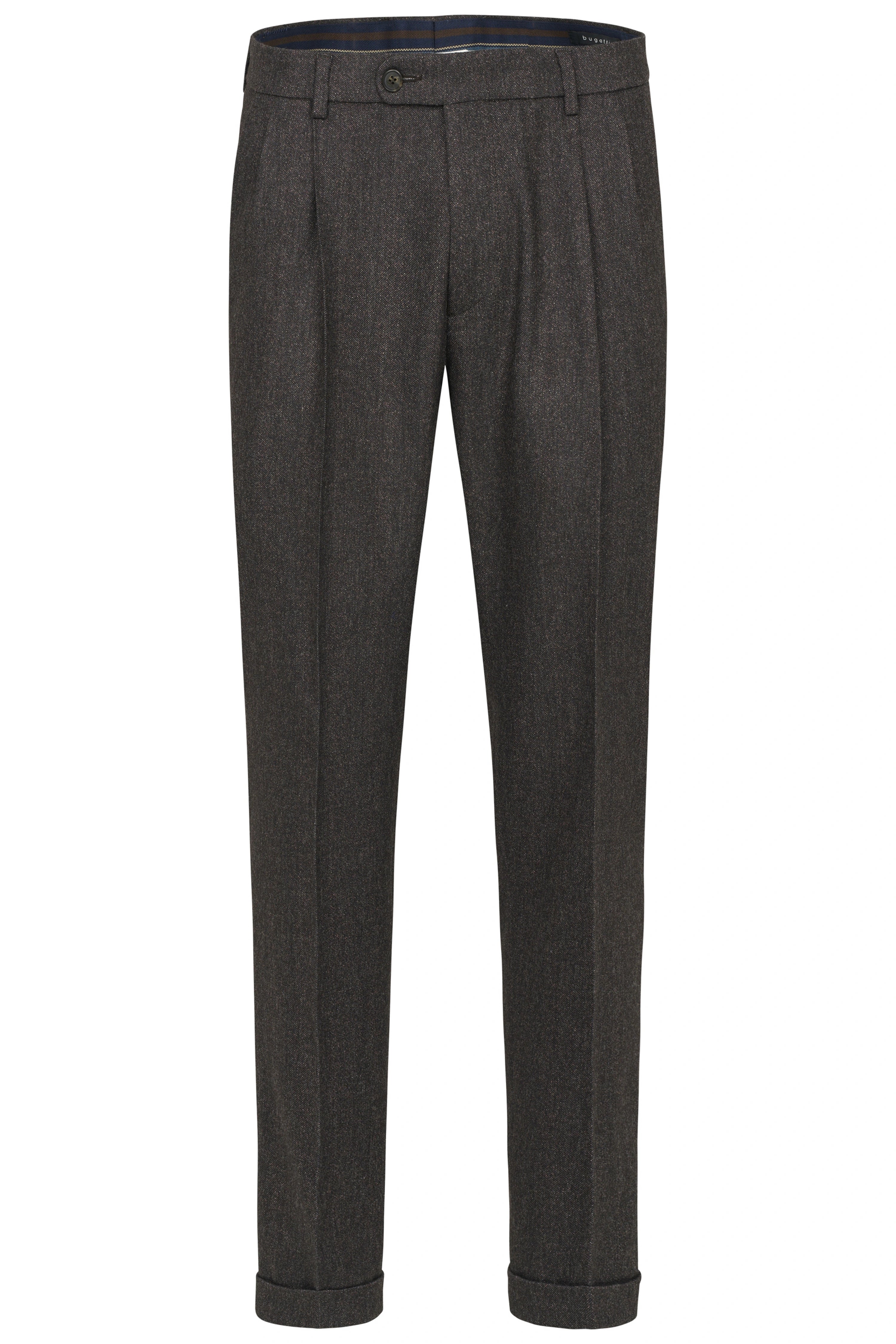 Graue Anzughose von bugatti, klassischer Schnitt, Büstenbild, eleganter Stil, hochwertige Verarbeitung.