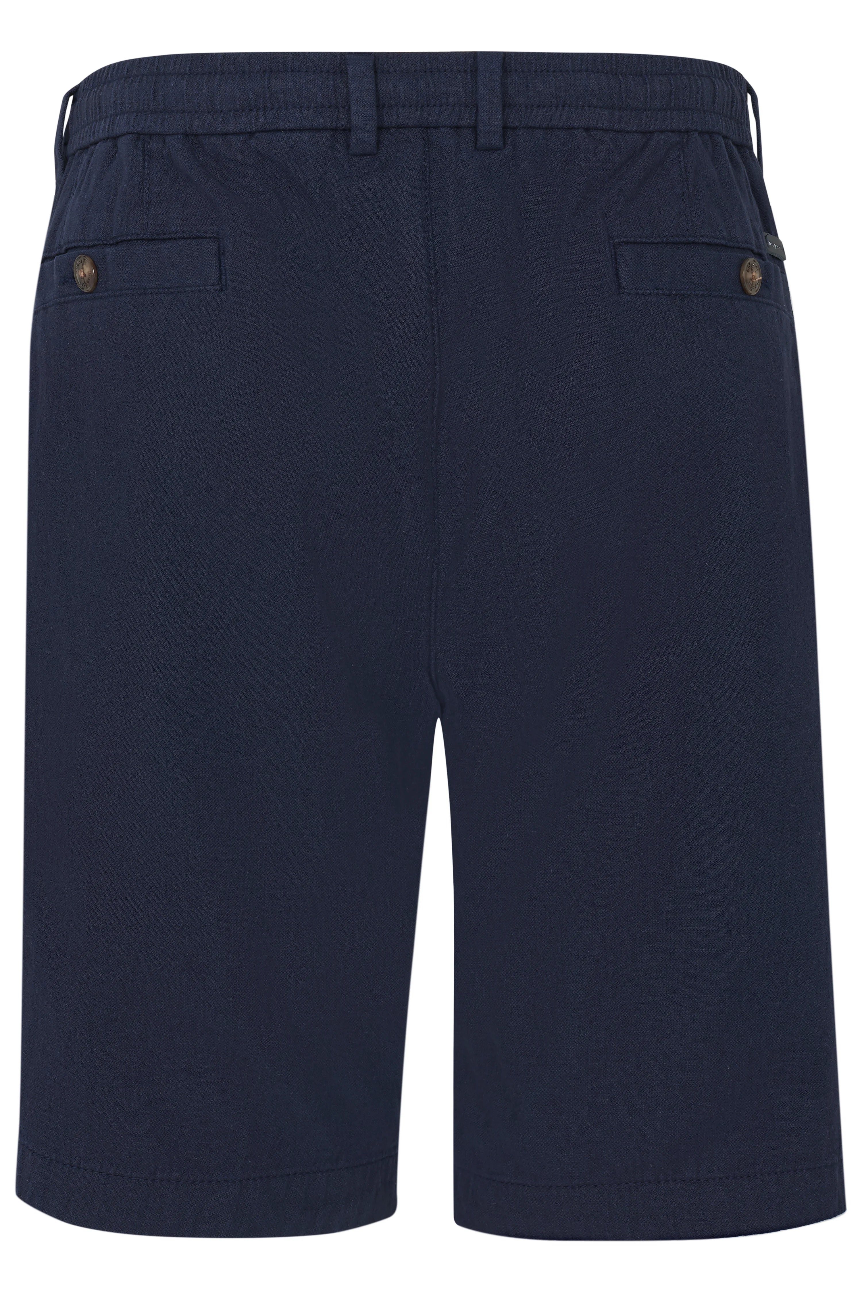 Navy blaue bugatti Shorts, legeres Bild, elastischer Bund, stilvoller Look.