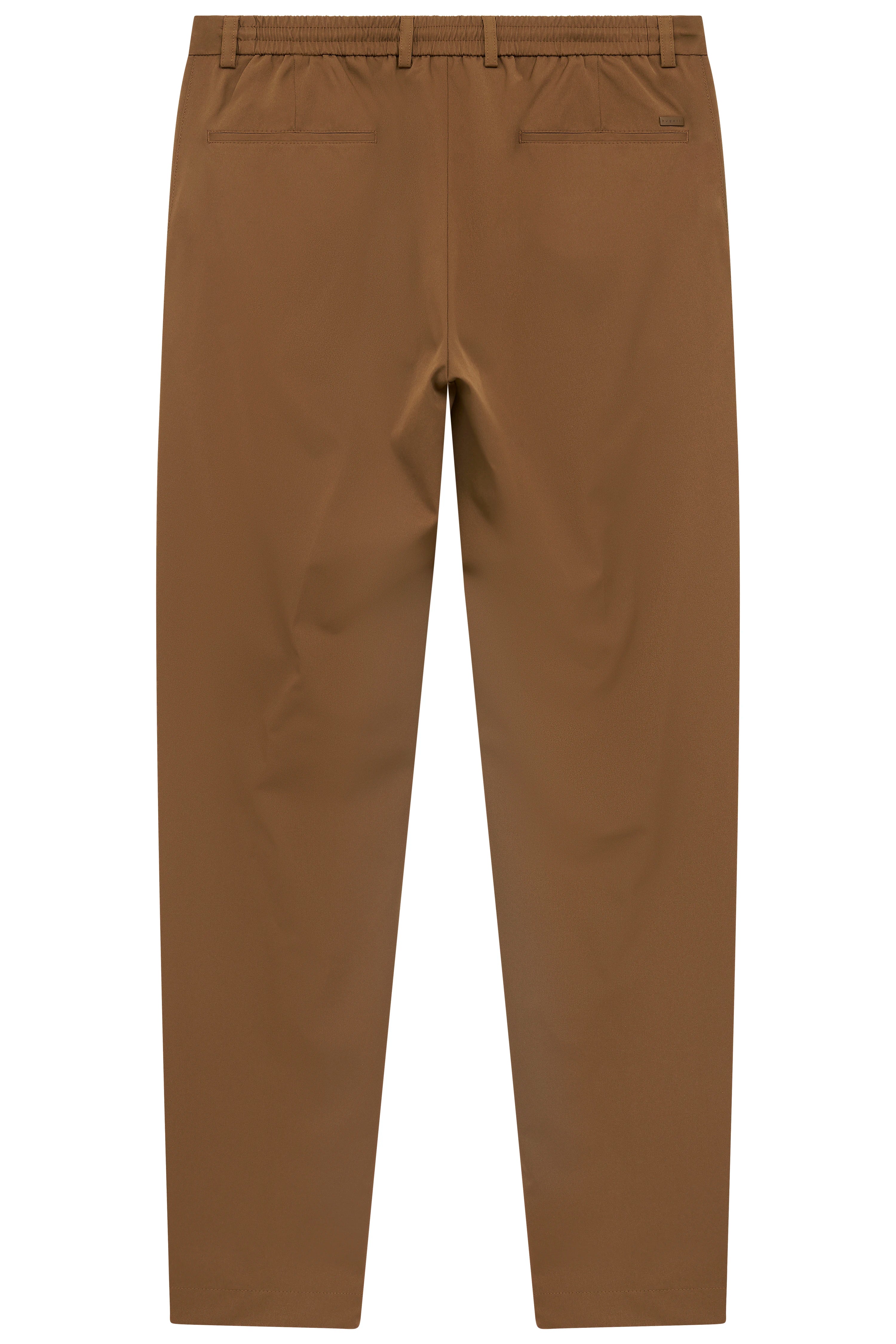 Braune bugatti Hose, klassisches Design, Bügelbild. Ideal für stilvolle, entspannte Looks.