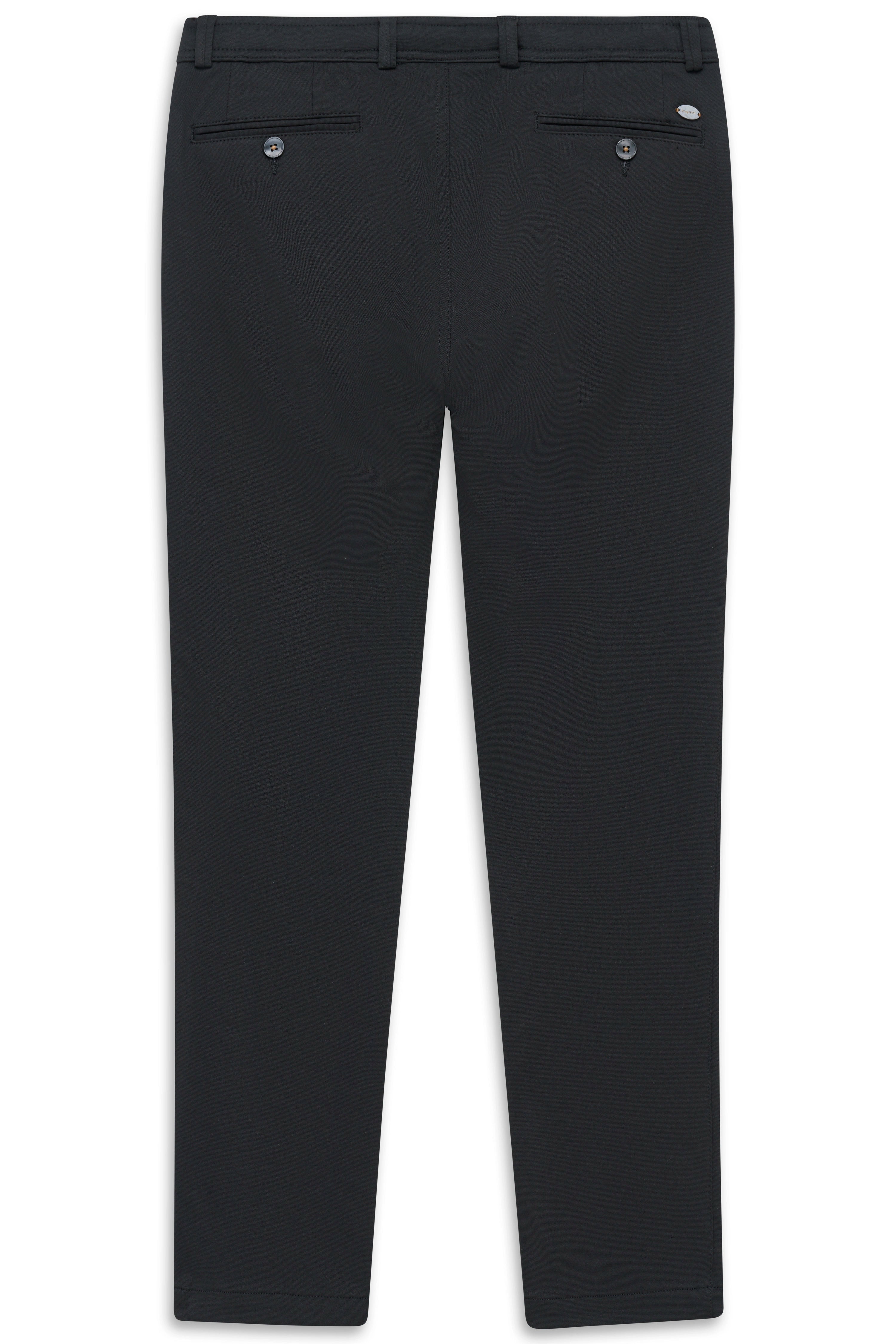 Schwarze bugatti Hose, Büstenbild, elegantes Design, klassische Passform.