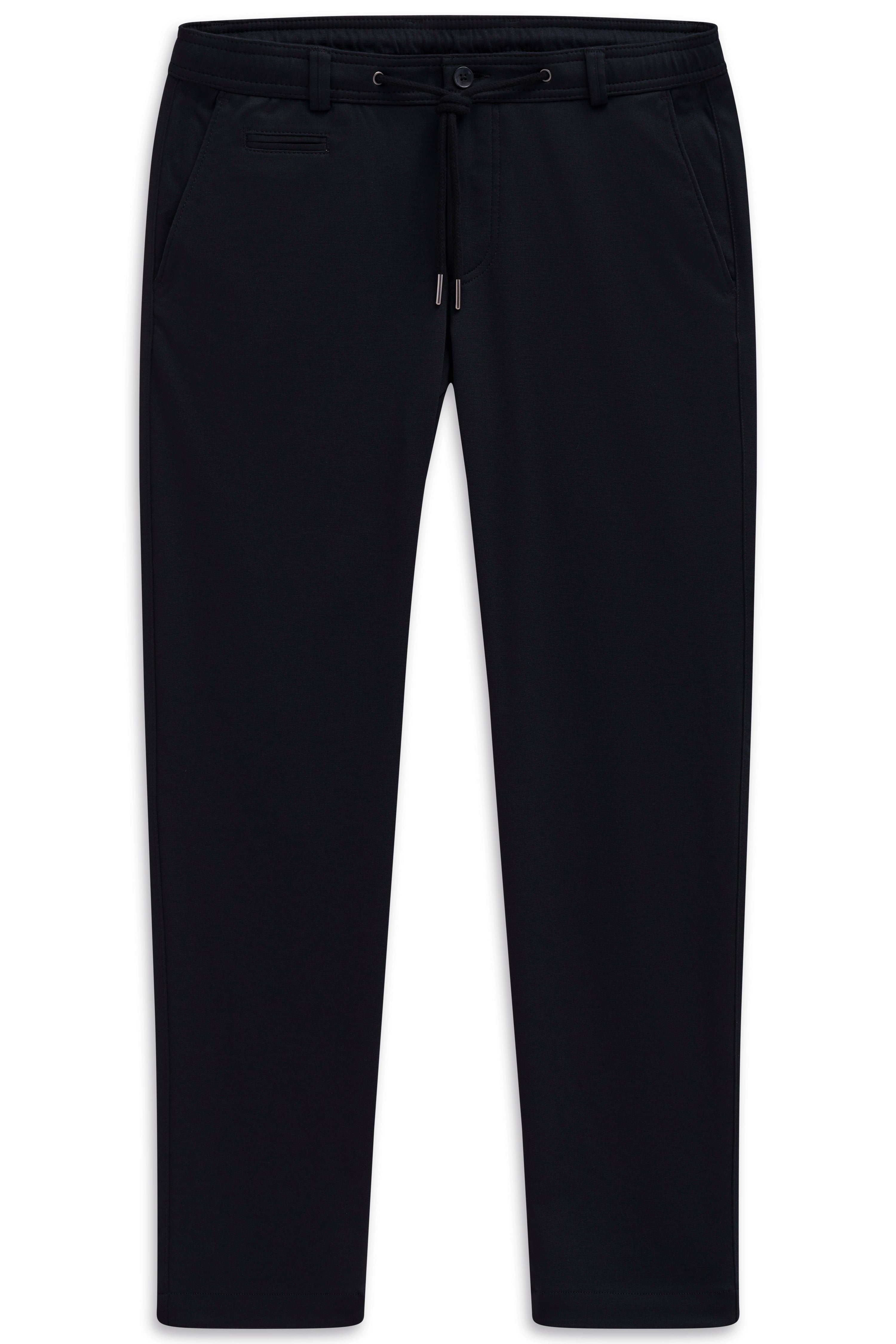 Schwarze bugatti Jogginghose, legeres Büstenbild, mit Kordelzug und Taschen.