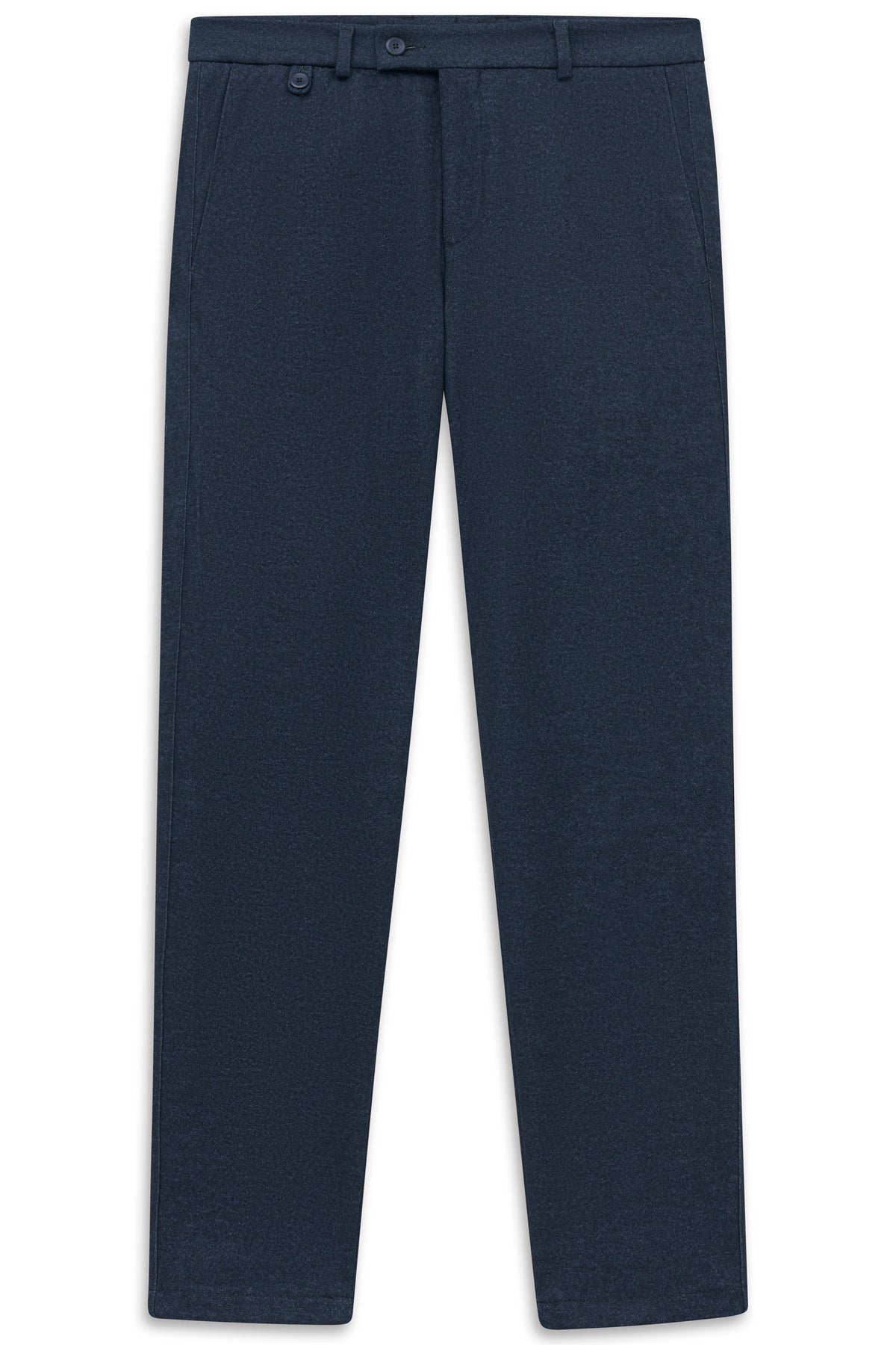 Dunkelblaue bugatti Herrenhose, legeres Büstenbild, zeitlos elegant.