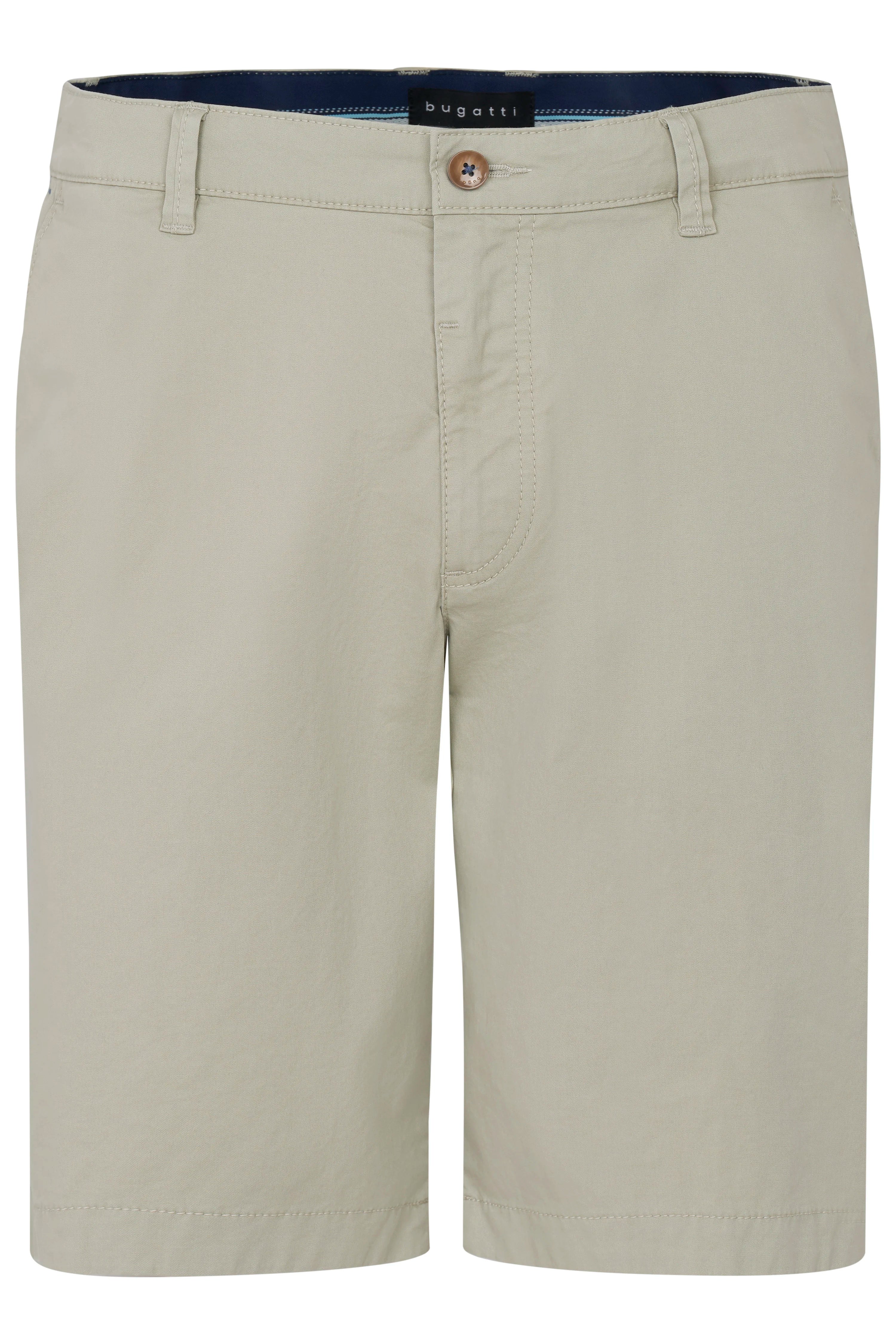 bugatti beige Shorts, Büstenbild, klassisches Design, ideal für sommerlichen Stil und Komfort.