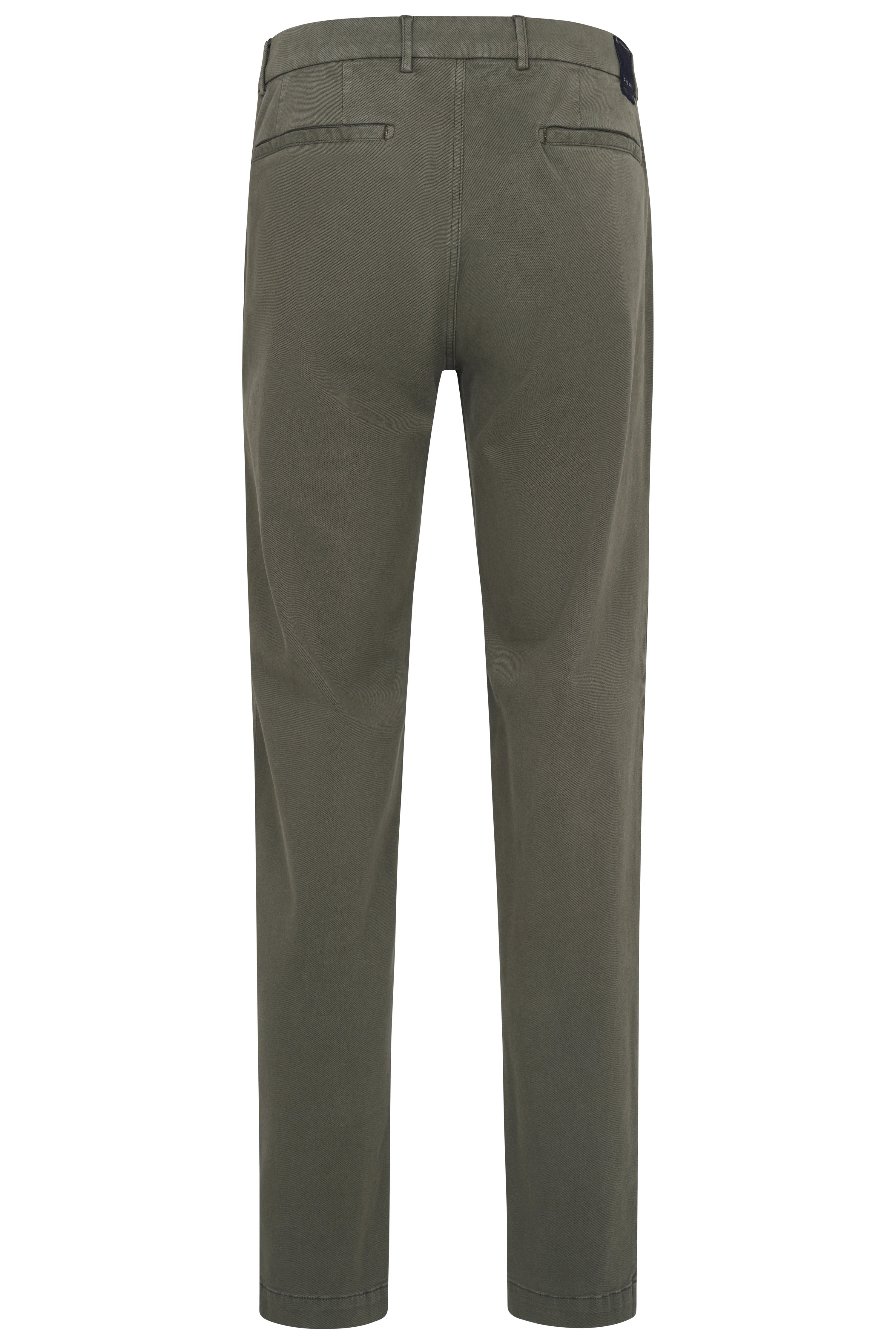 Olive green bugatti chinos, casual bust view, stylish and timelessly elegant.