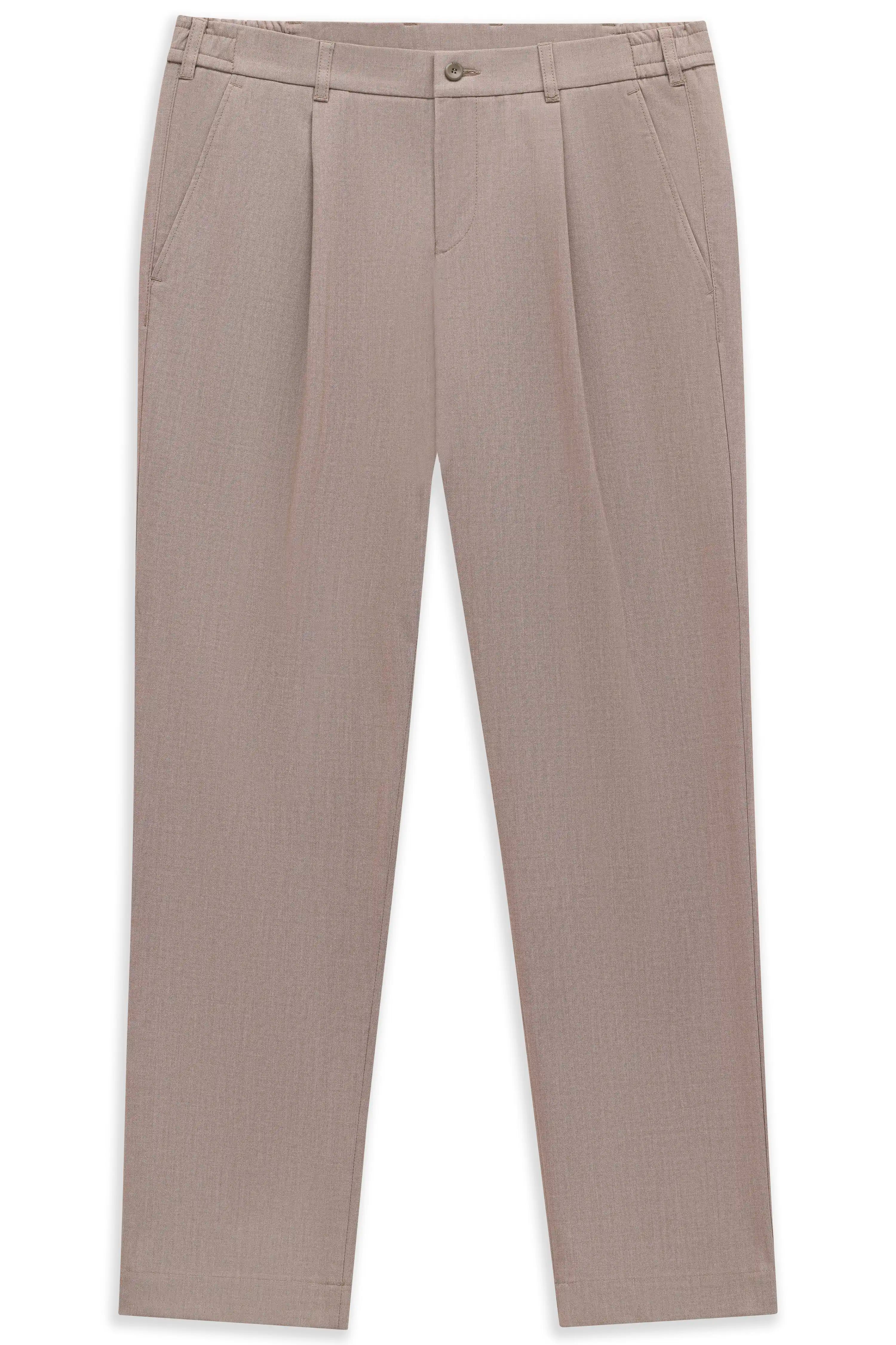 Beige bugatti Hose, Büstenbild, eleganter Schnitt, hochwertiges Material, ideal für stilvolle Anlässe.