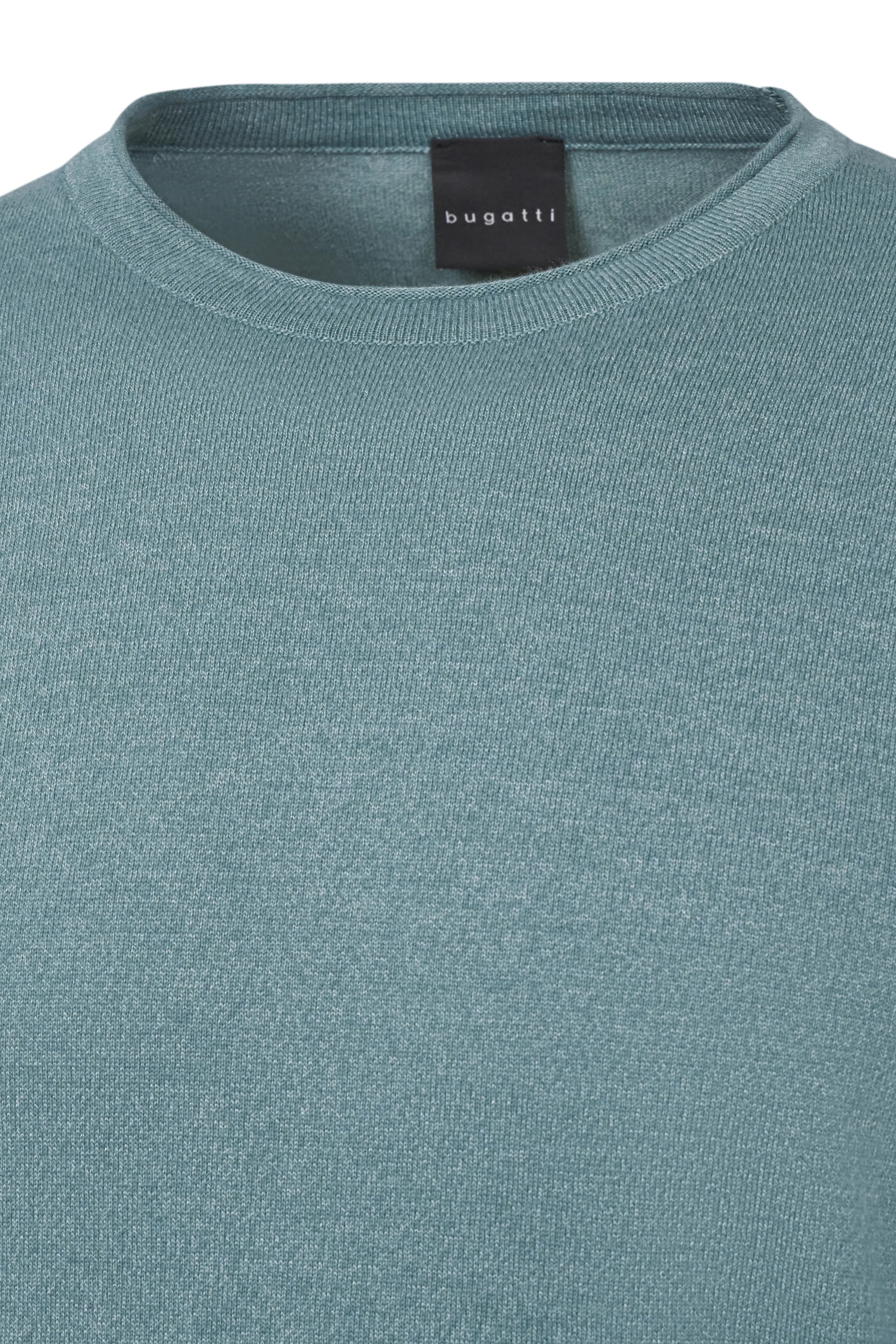 bugatti Pullover in Aqua, Büstenbild, aus hochwertigem Material für stilvolle Eleganz.