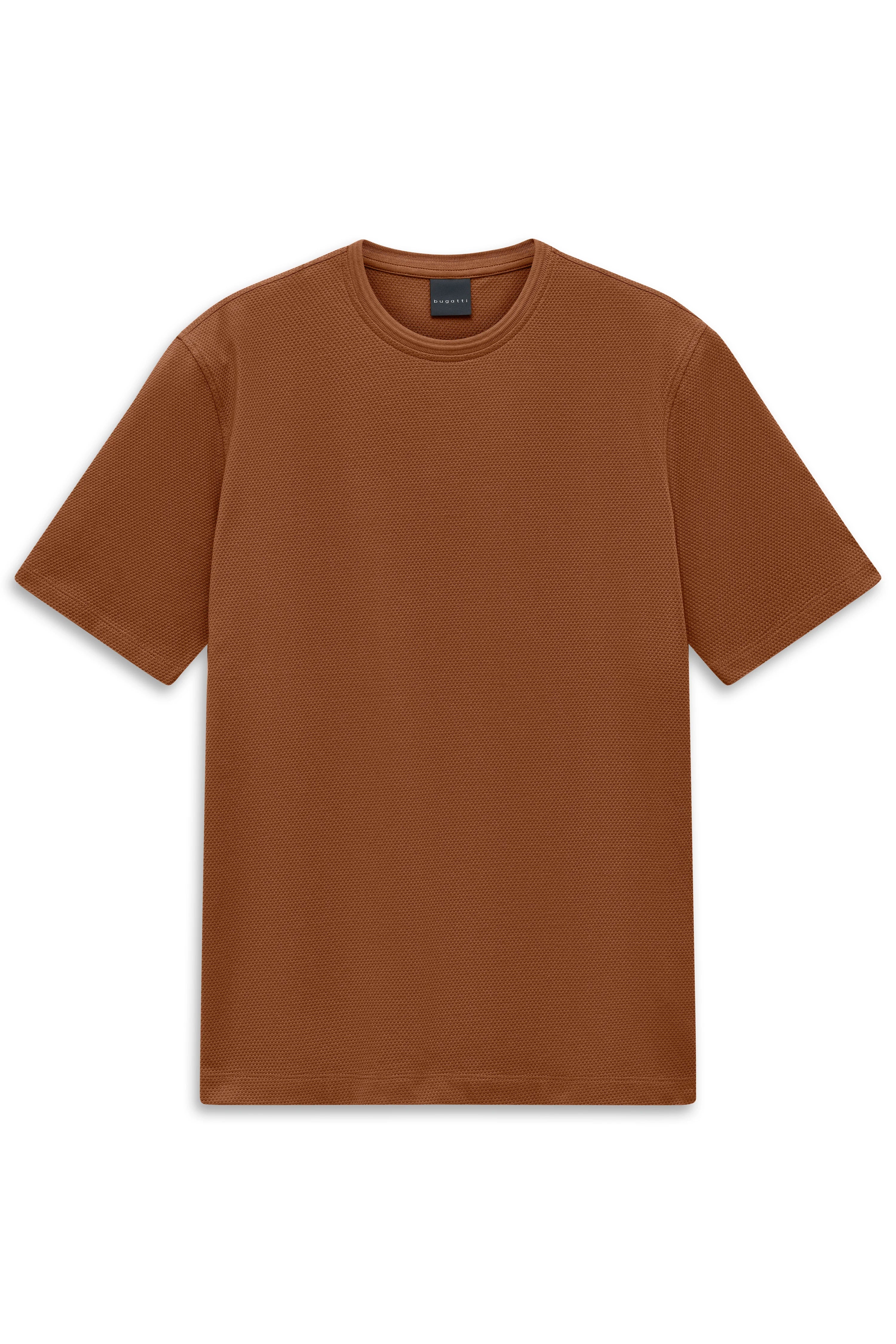 bugatti braunes T-Shirt, Texturdesign, Büstenbild.