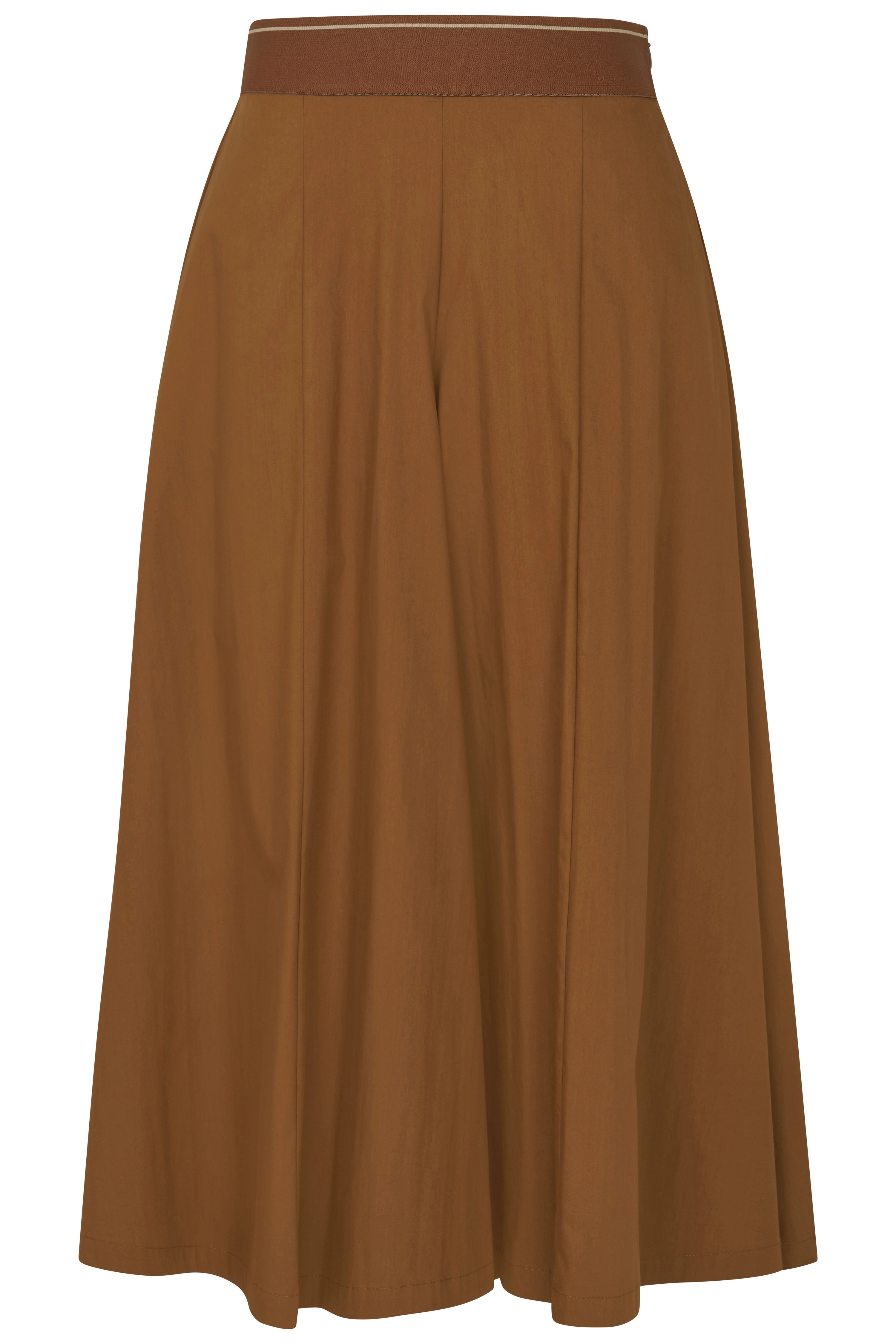 Bruine A-lijn rok van bugatti, casual busteweergave, tijdloze elegantie en comfort.