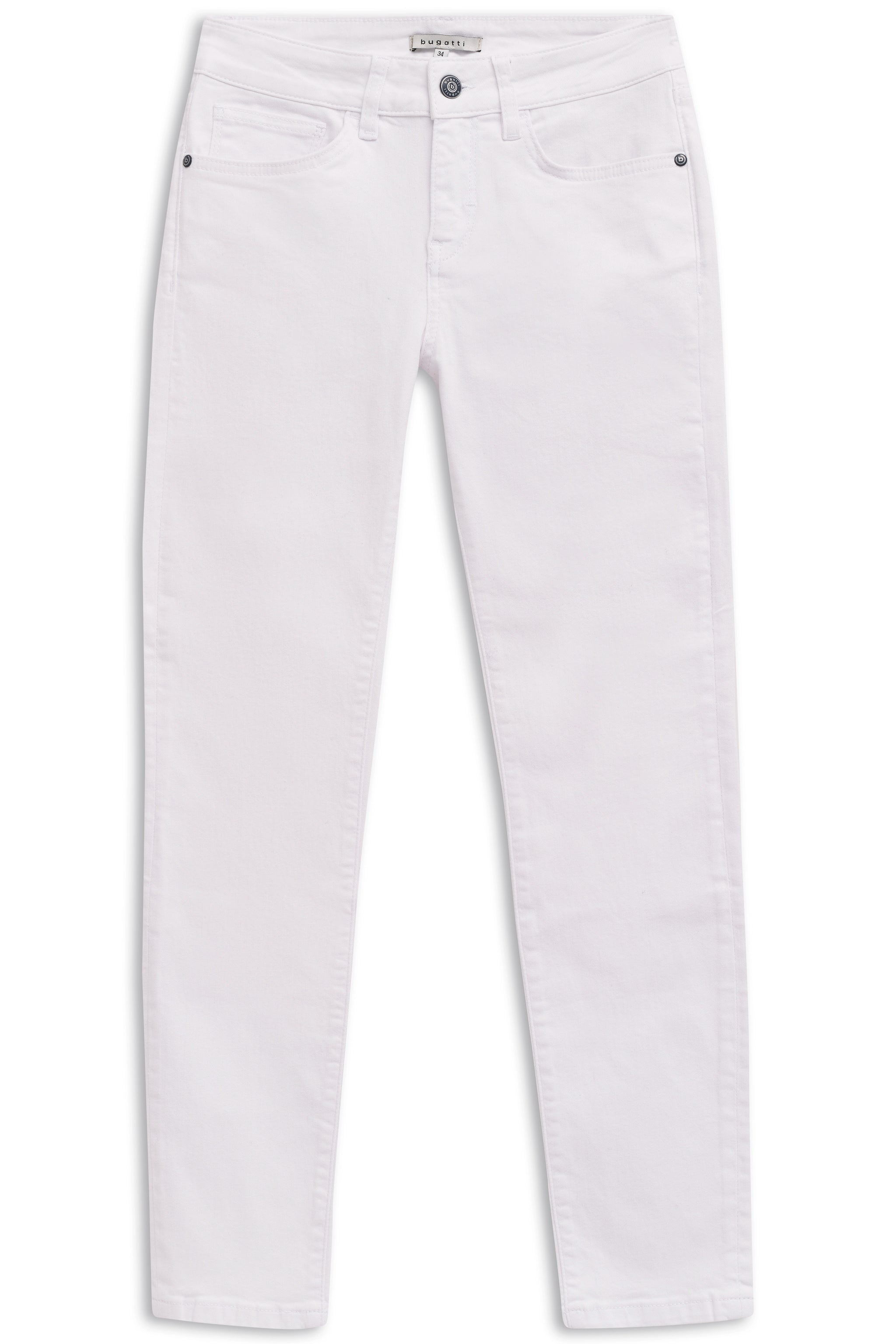 5-pocket jeans with regular leg in white Bugatti