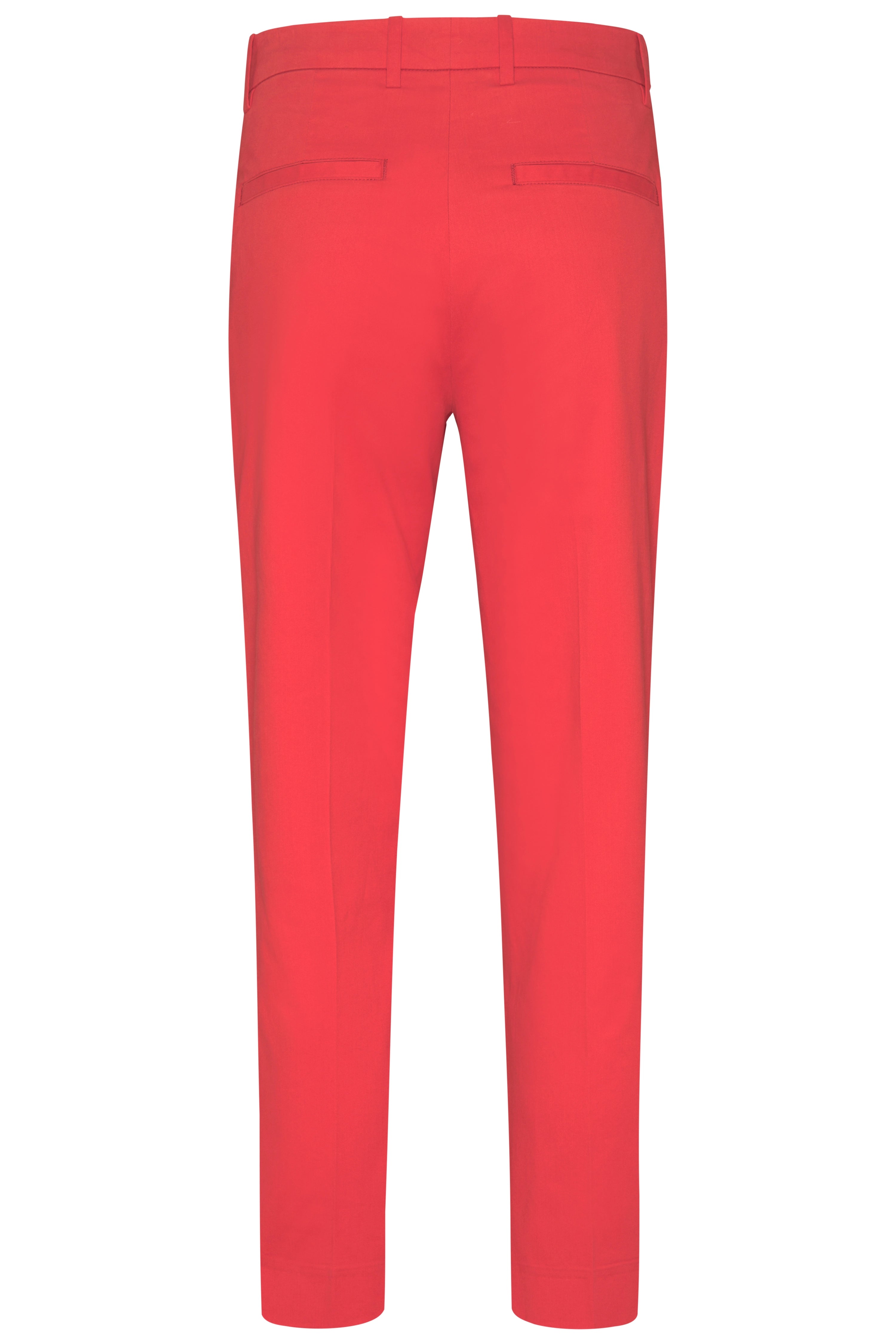 Rote bugatti Hose, legeres Bild, klassische Passform, zeitloses Design.