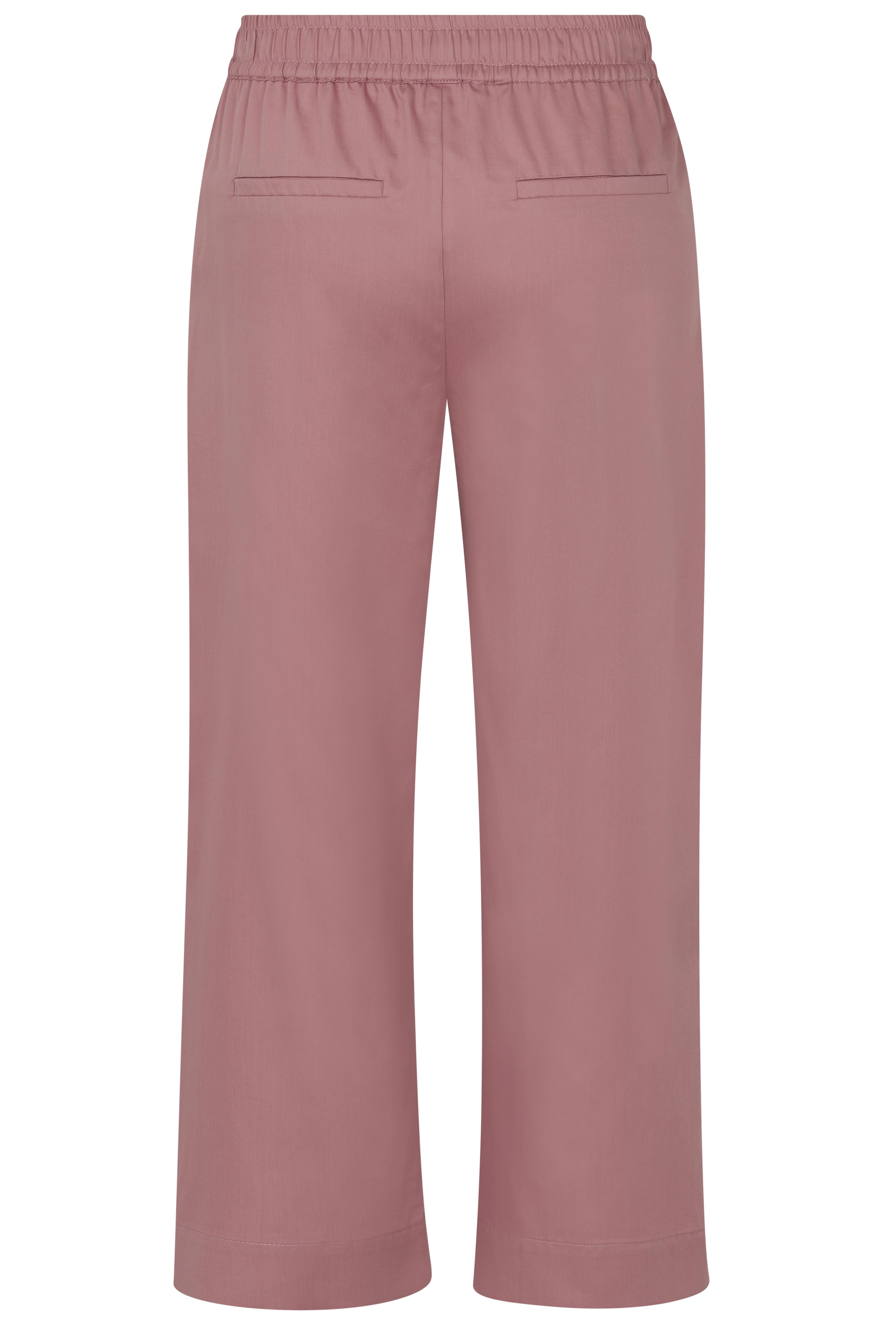 Pink bugatti pants, relaxed fit, bust view, elegant, laid-back style.