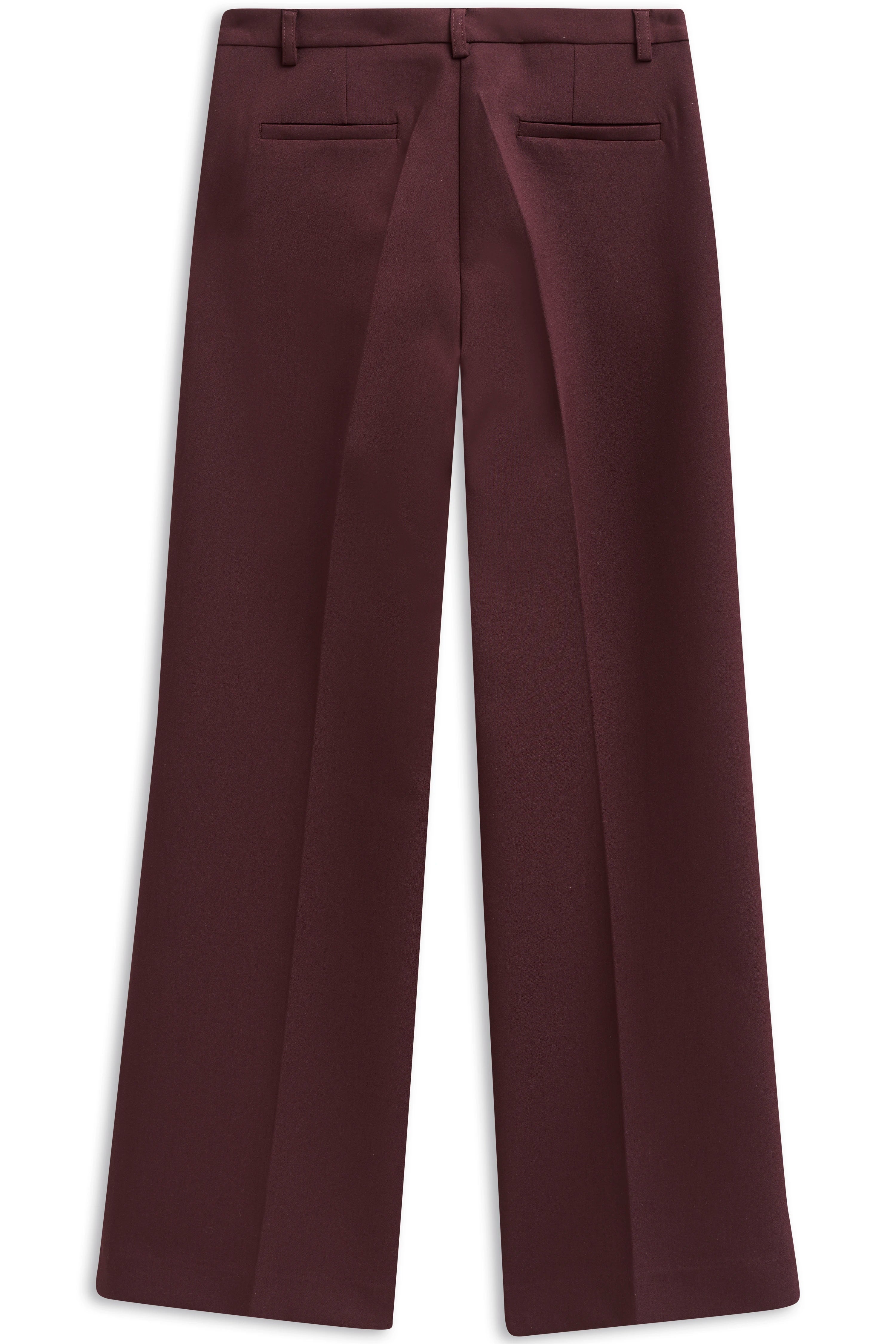 Wine-colored bugatti pants, casual look, elegant fit.