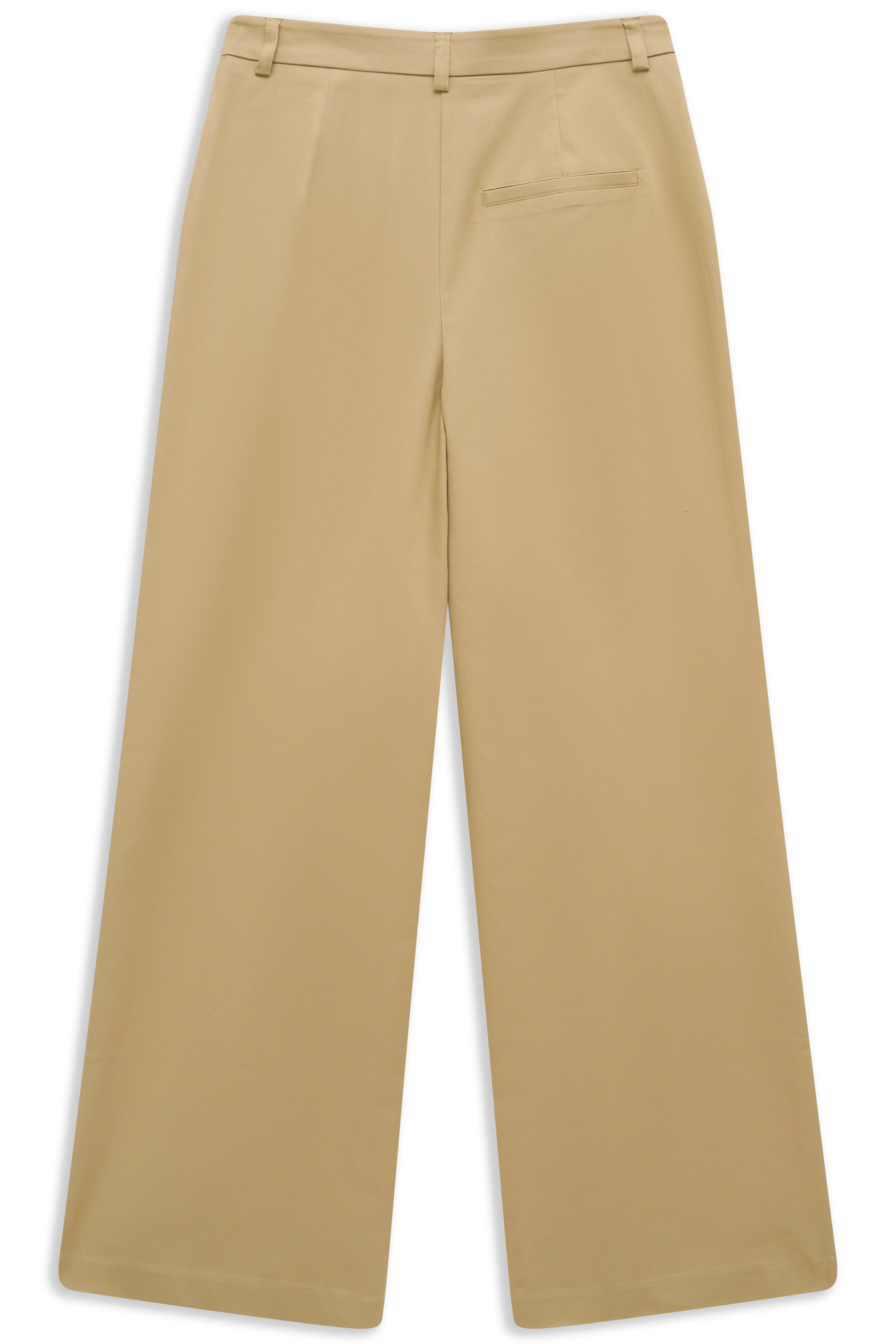 Beige bugatti Hose mit weitem Bein, Büstenbild, stilvoll und zeitlos.
