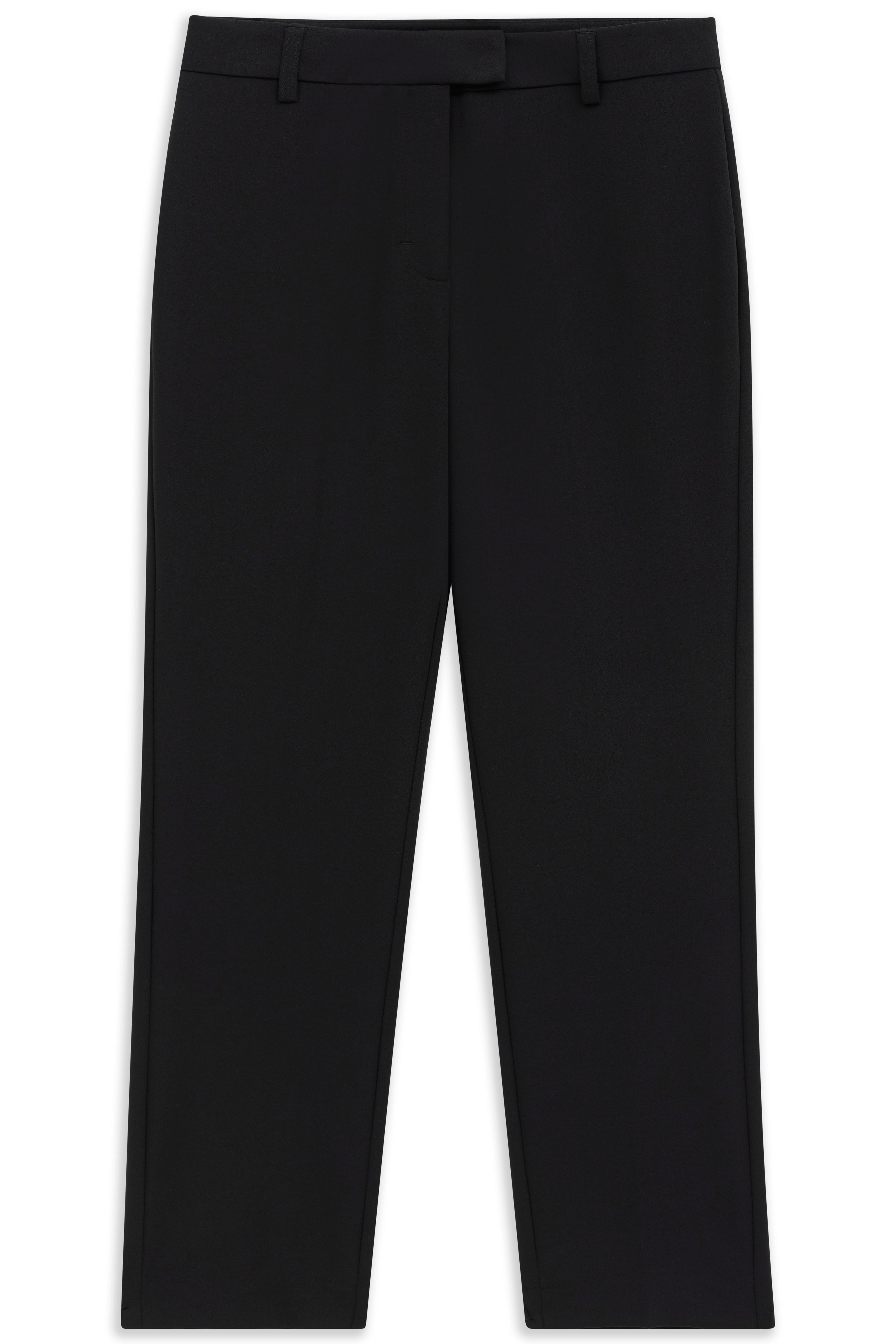 Schwarze bugatti Hose, Büstenbild, klassisches Design, zeitlose Eleganz.
