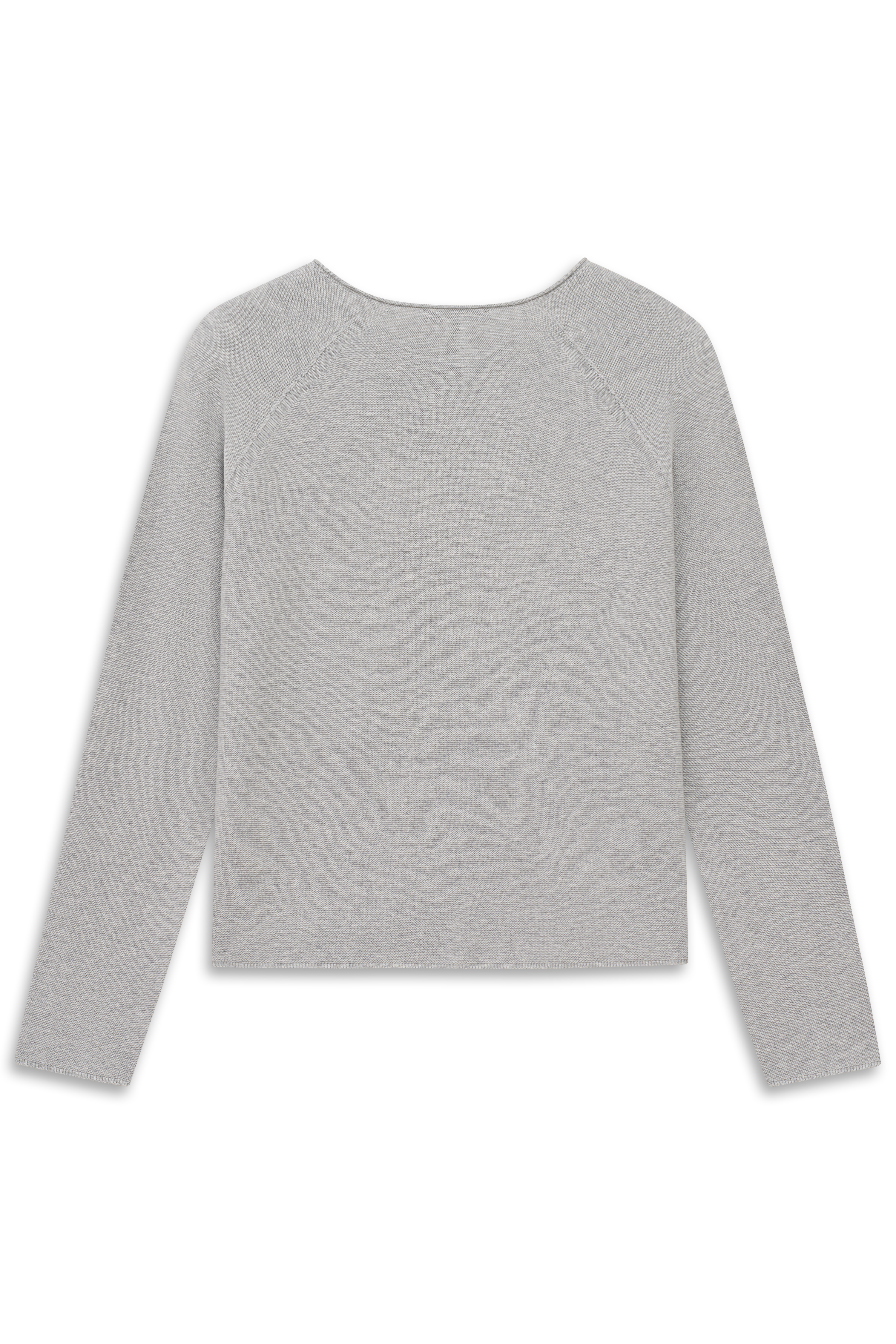 Grauer bugatti Pullover aus hochwertigem Material, legeres Büstenbild, zeitloses Design.