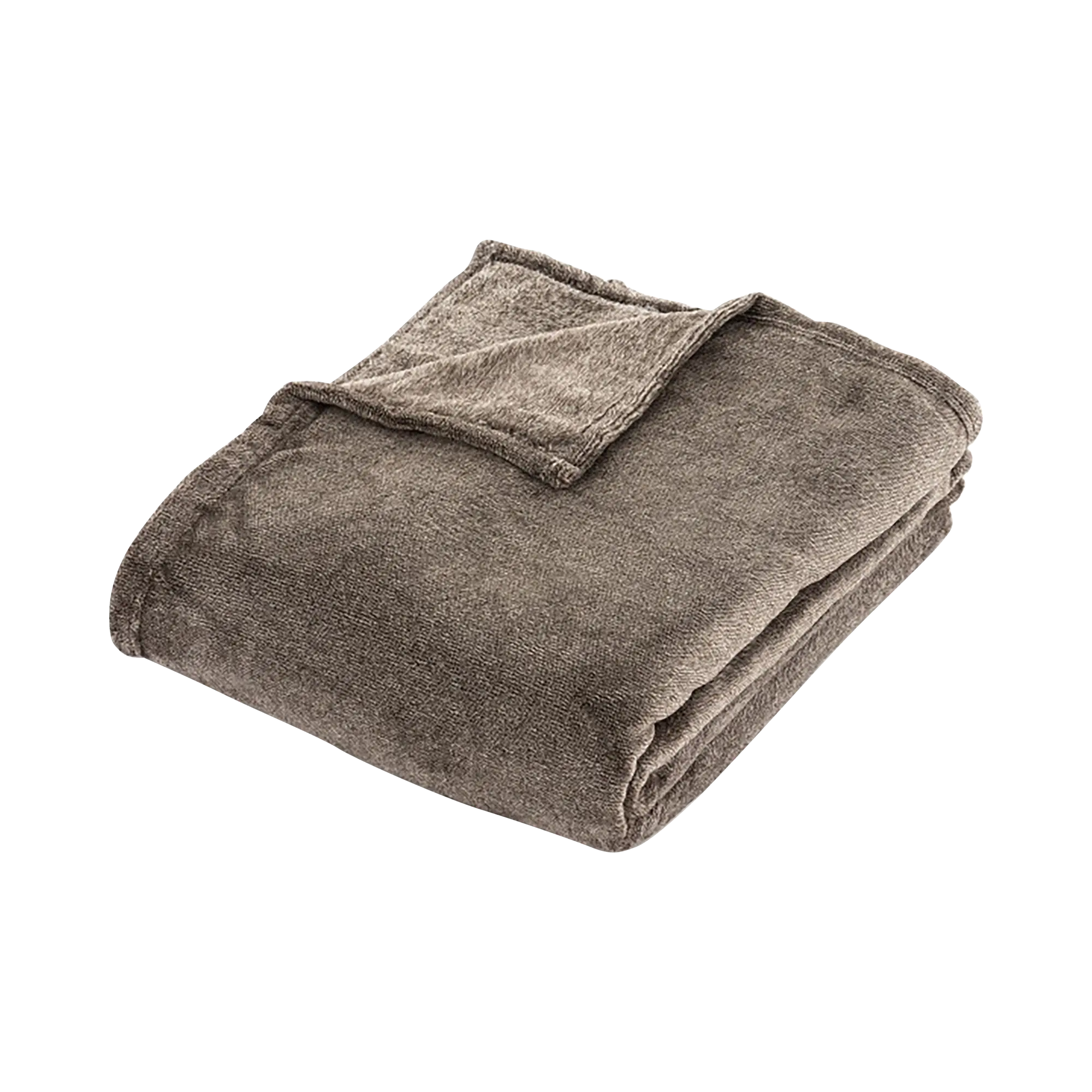 Kuscheldecke unbekannt in braun - Ansicht: Büste Front