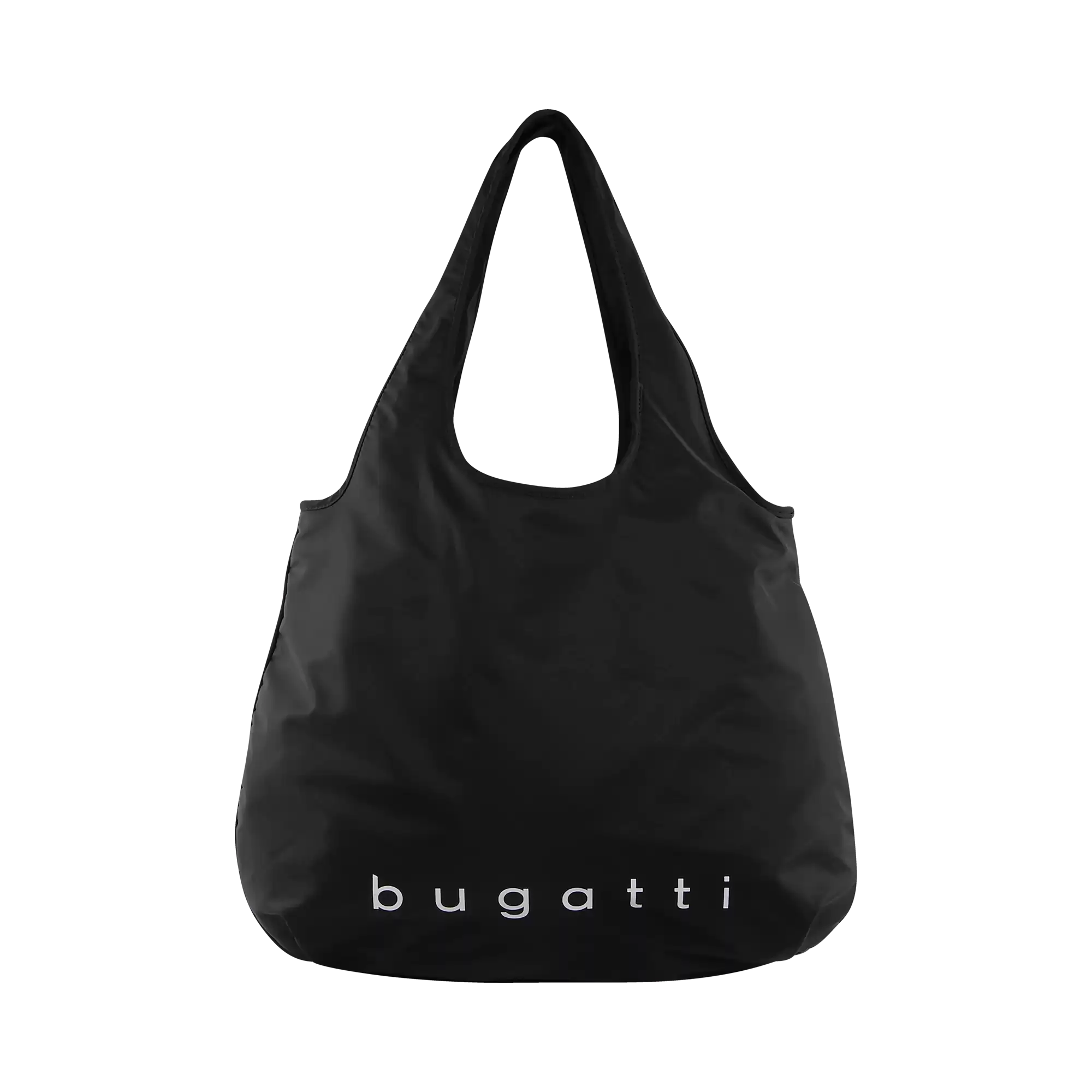 Shopper mit auffälligem Schriftzug - Ansicht: Büste Front