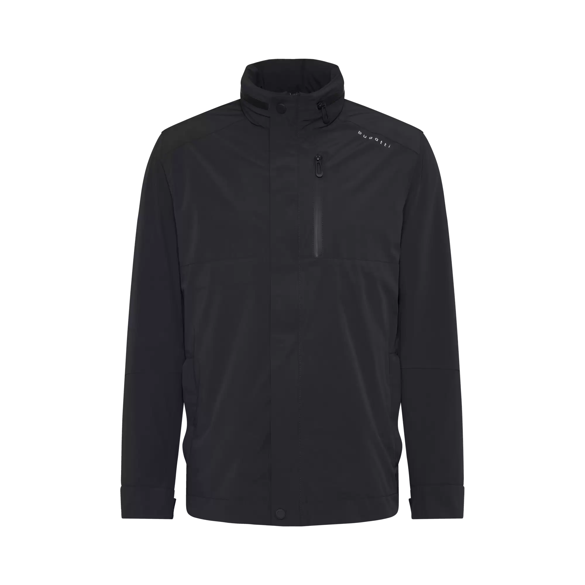 Jacket with a water-repellent function in navy - View: Bust front